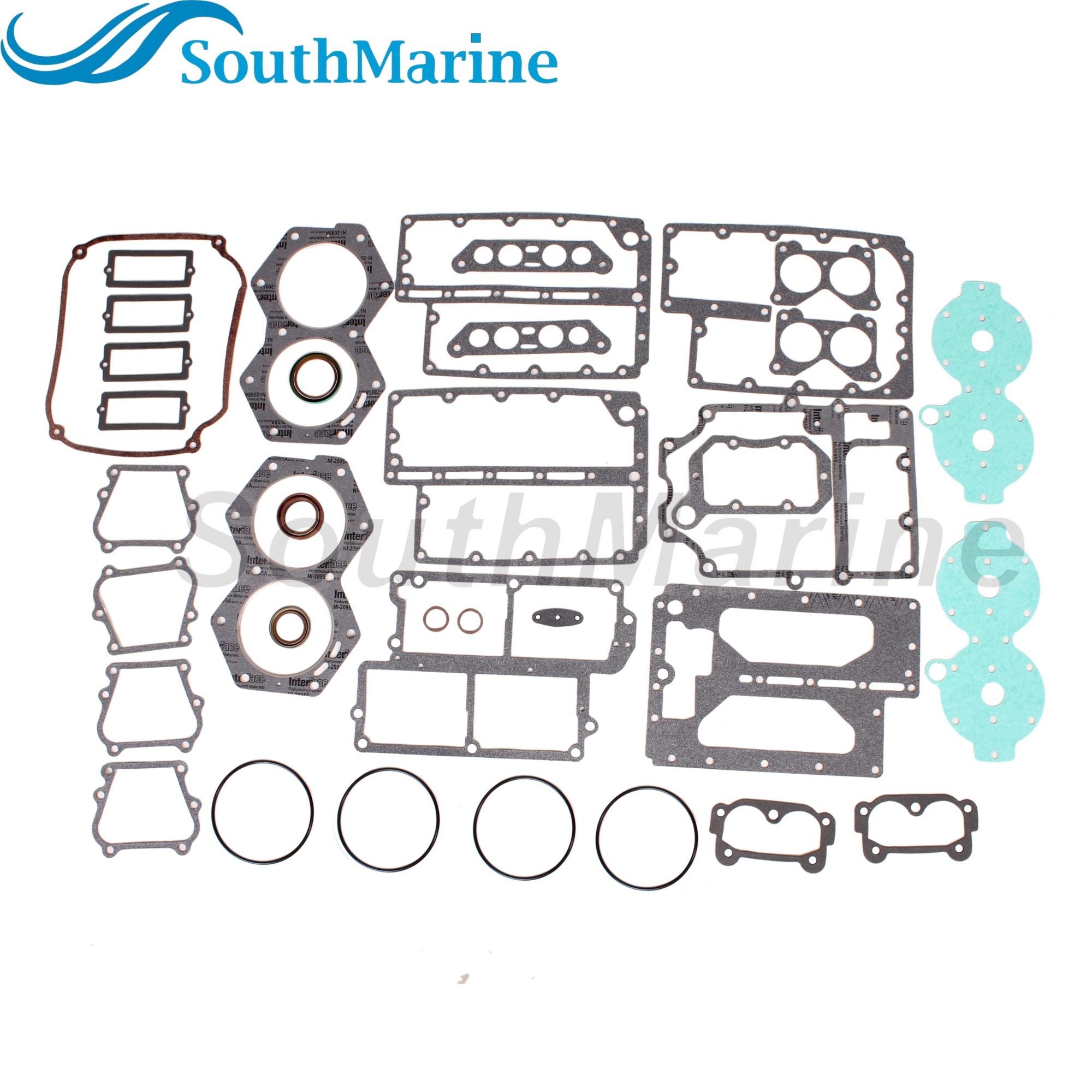 Boat Engine 439085 777398 389556 391300 18-4303-1 Power Head Powerhead Gasket Set for Evinrude Johnson OMC BRP V4 90HP 115HP