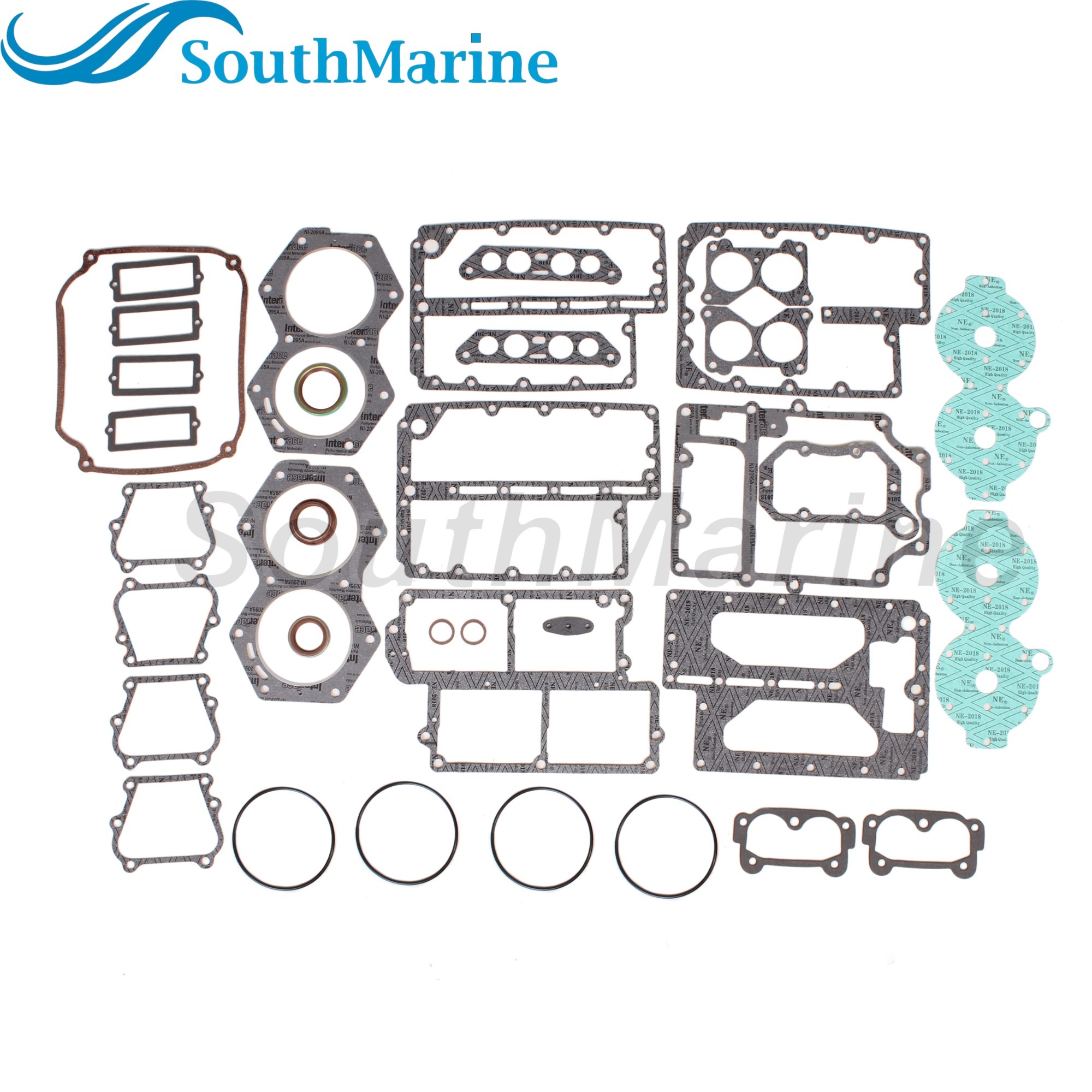 Boat Engine 439085 777398 389556 391300 18-4303-1 Power Head Powerhead Gasket Set for Evinrude Johnson OMC BRP V4 90HP 115HP