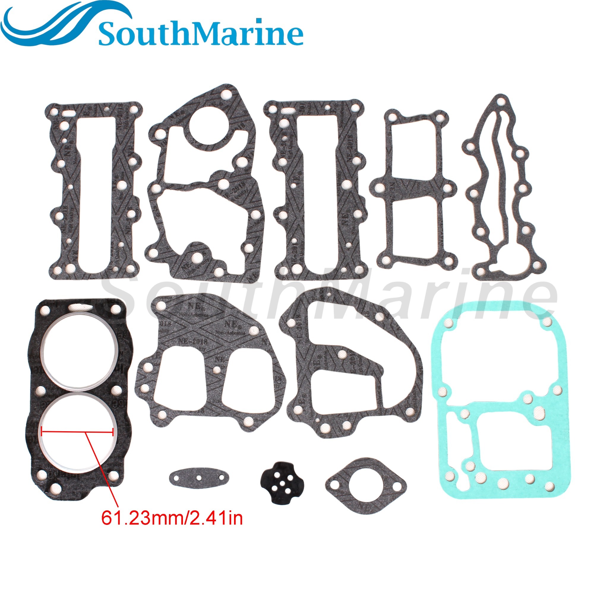 Boat Engine 436358 0436358 39353 Power Head Powerhead Gasket Set Kits for Evinrude Johnson OMC BRP 9.9HP 15HP WSM 500-119