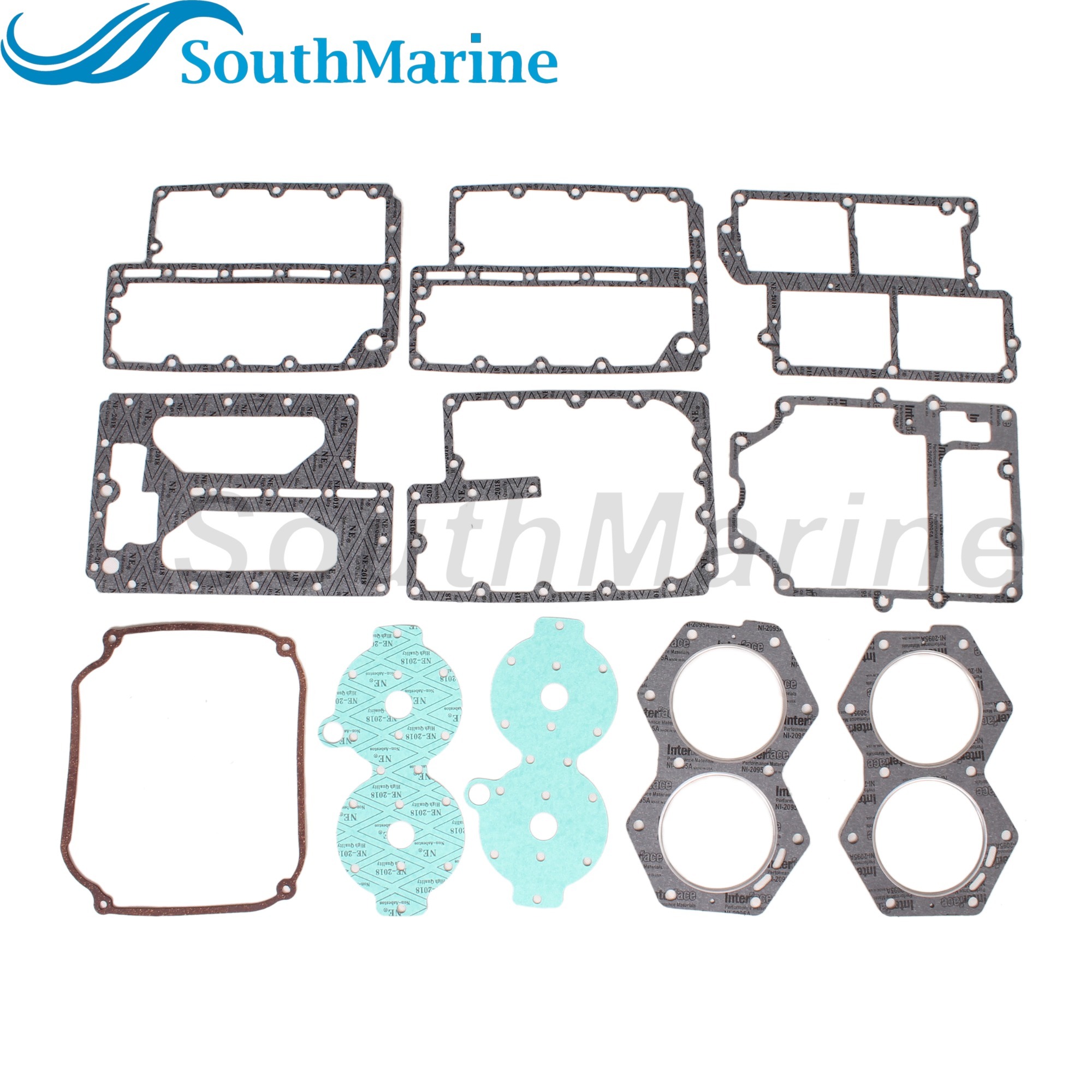 Boat Engine 439085 777398 389556 391300 18-4303-1 Power Head Powerhead Gasket Set for Evinrude Johnson OMC BRP V4 90HP 115HP