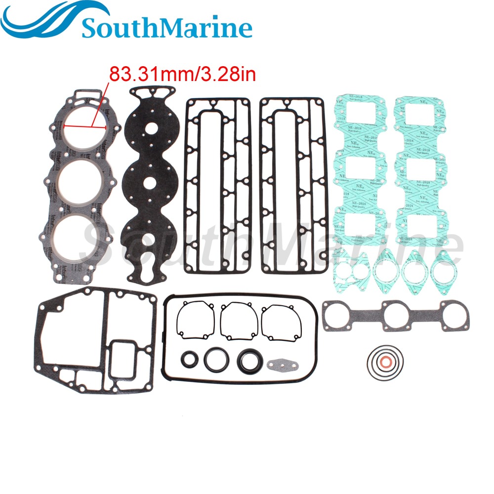 Boat Engine 688-W0001-02/01/00 688-W0001-A0 18-4415 Power Head Gasket Kits for Yamaha Outboard Motor 75HP 85HP 90HP