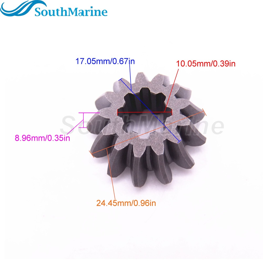 6L5-45551-00 6L5-45551 Outboard Engine Pinion Gear for Yamaha F2.5 3MH 3G 3L 3S Boat Motor