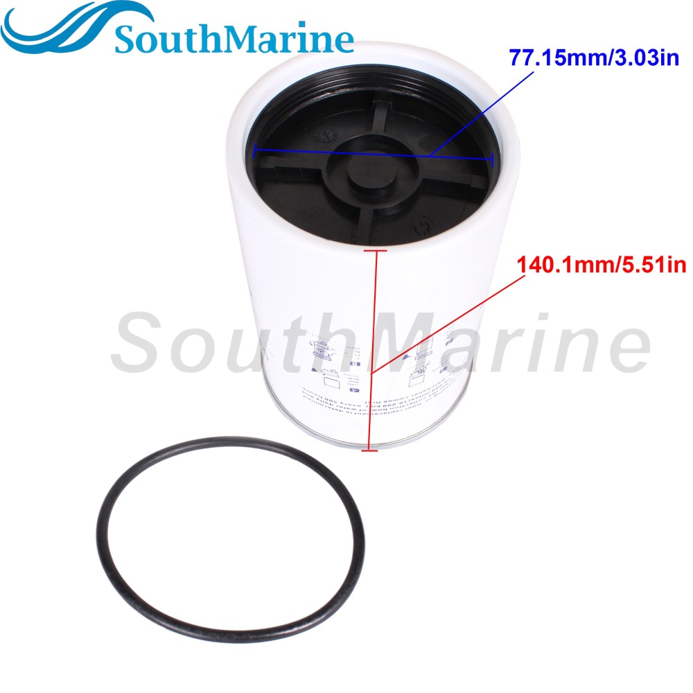 Element for Fuel Filter Water Separator 660RRAC01 660R-RAC-01 S3232 18-7949 Gas Spin-On 660 Series Marine, 10 Micron
