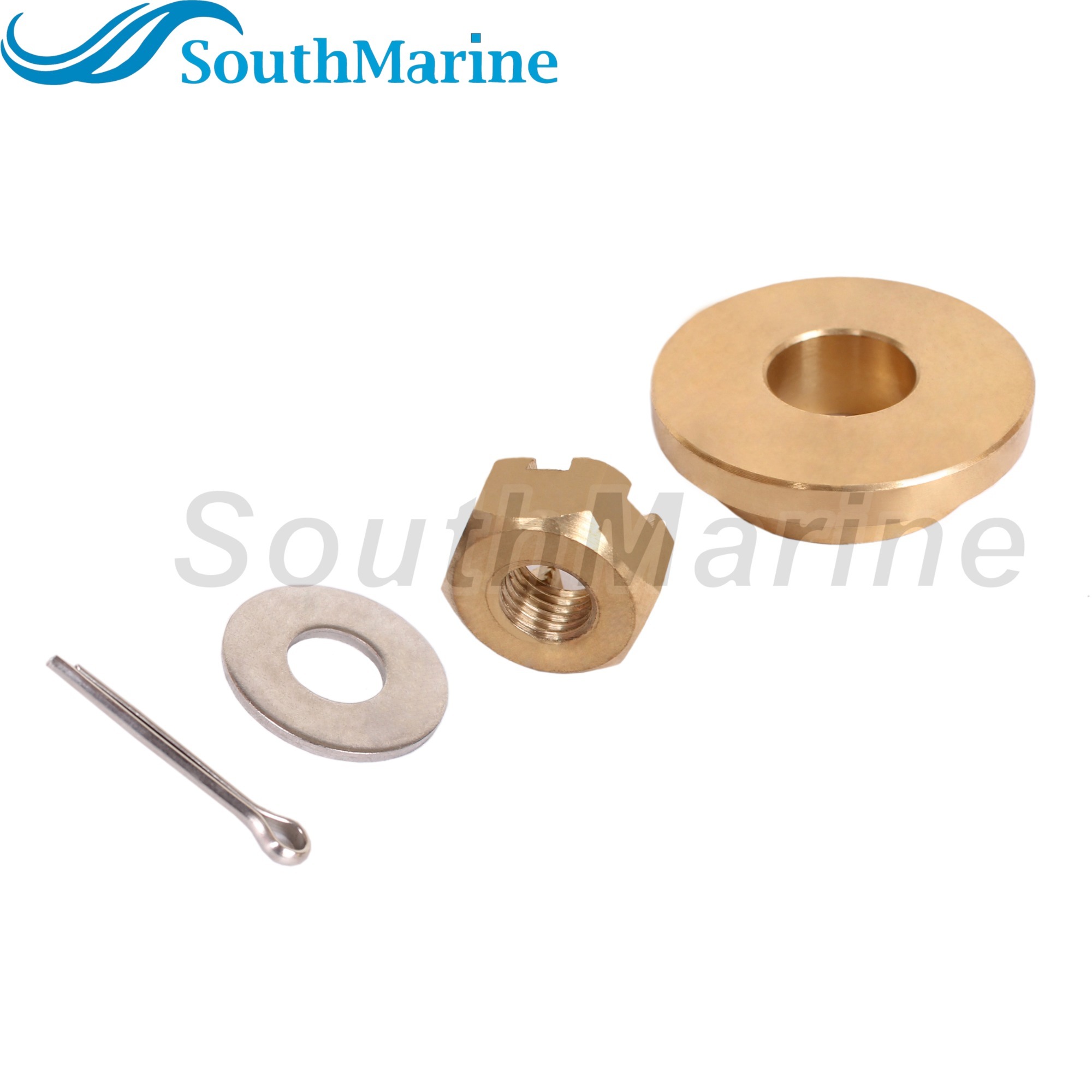 Boat Motor 6E7-45987-00/01 F15-06000015 Propeller Spacer 90171-10M01 Nut 90201-10M0 Washer 91490-30020 Pin for Yamaha 9.9HP 15HP