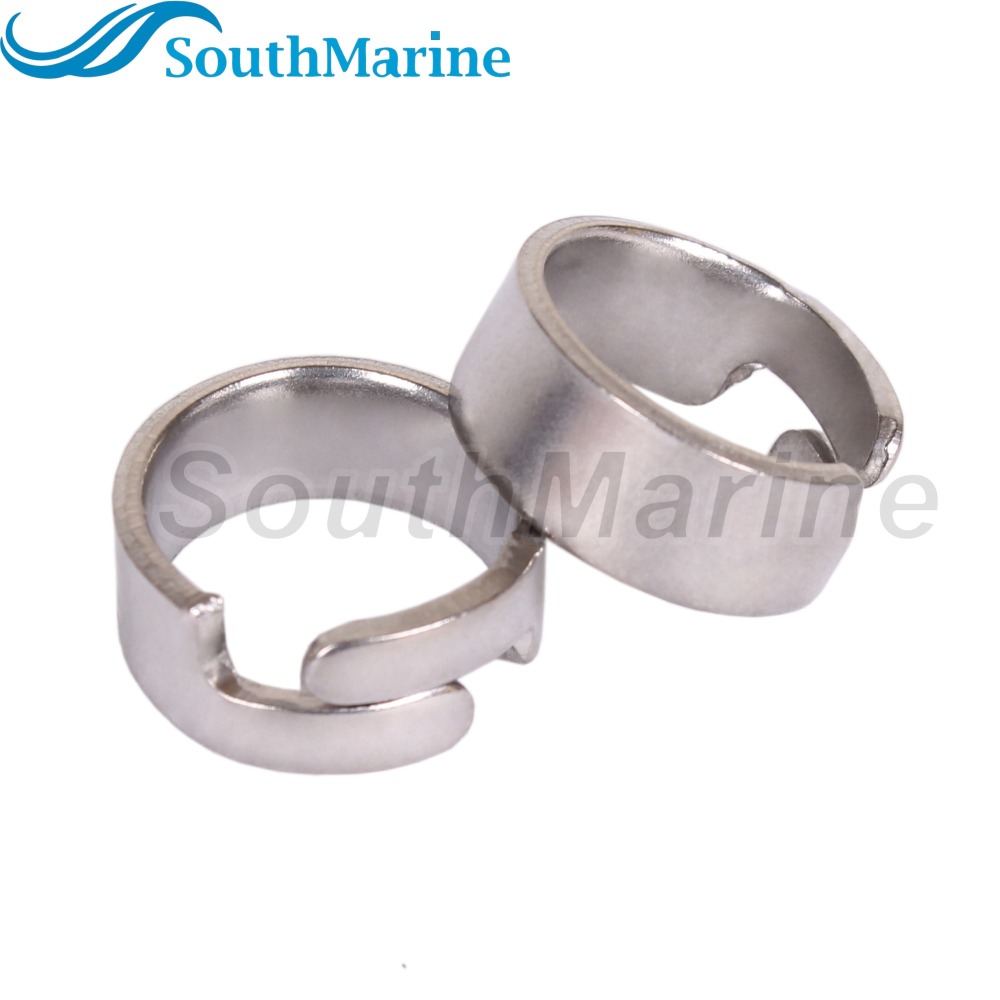 Boat Motor 6E5-24351-00 6E5-24351-01 6E5-24351-51 Band Clamps for Yamaha Outboard Engine Fuel Line Connector, 8mm/5/16inch