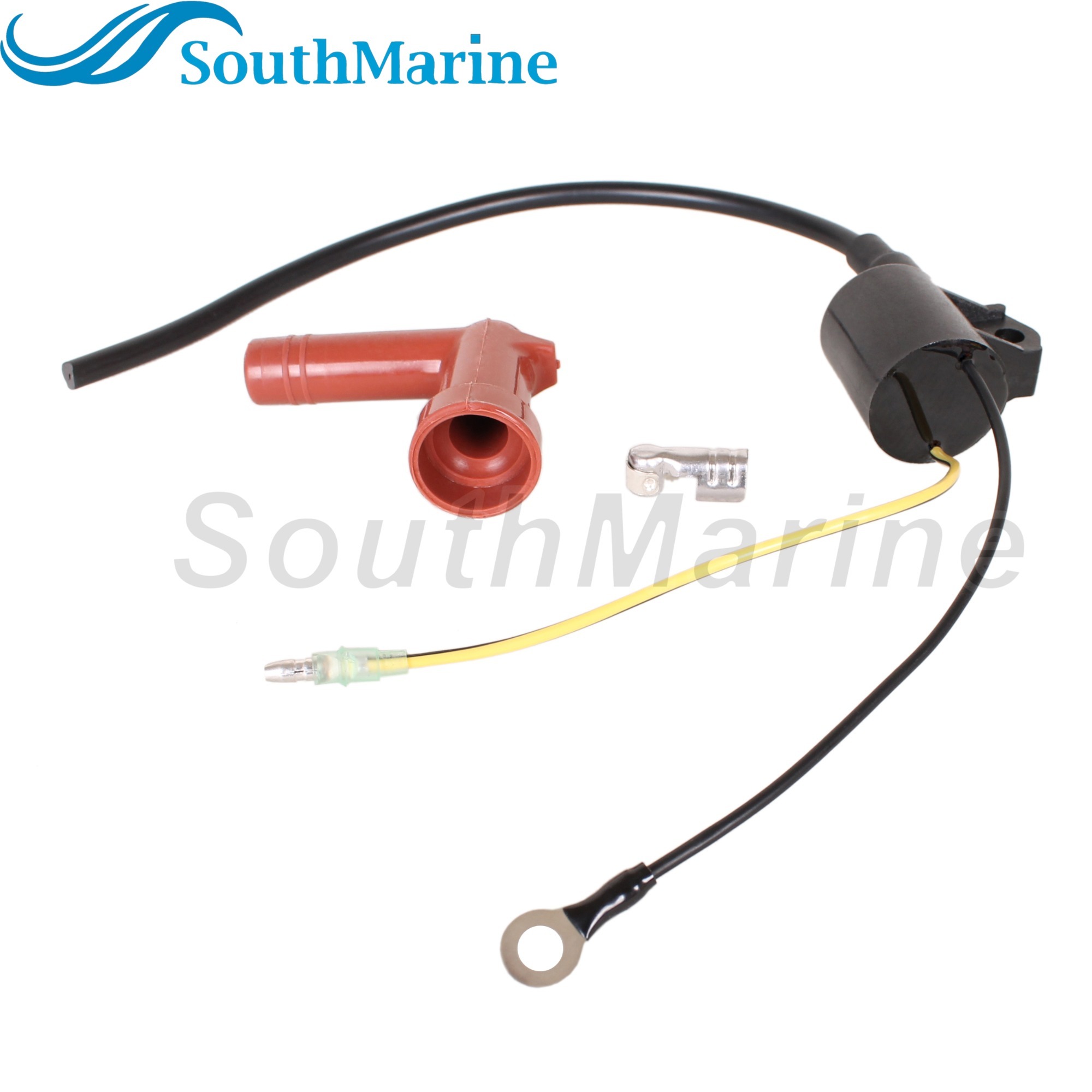 Boat Engine 3C7-06050-0 3C70605003M 3C8-06048-0 Ignition Coil for Tohatsu Nissan / 16064006 for Mercury 40HP 50HP 70HP 115HP