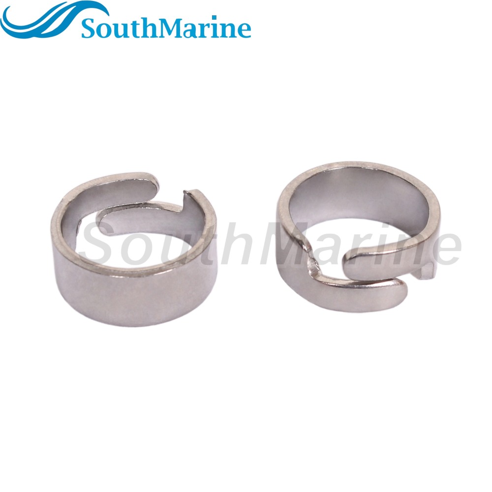Boat Motor 650-24351-00 650-24351-01 650-24351-50 650-24351-51 Band Clamps for Yamaha Fuel Line Connector, 6mm/1/4inch, 2pcs