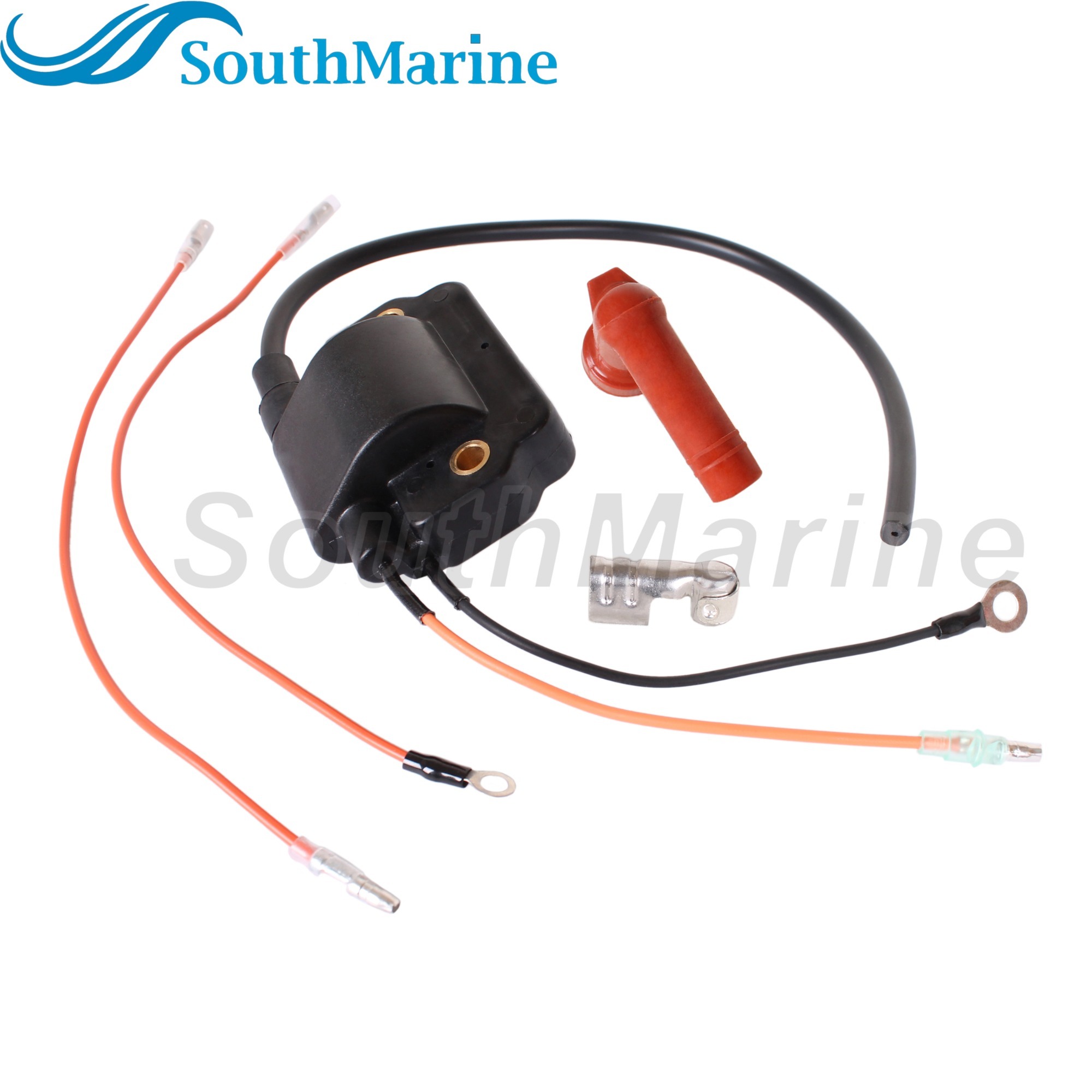 Outboard Engine 697-85570-10 697-85570-11 187-9711 Ignition Coil Assembly for Yamaha Boat Motor 55HP 90HP 2 Cyl 3 Cyl