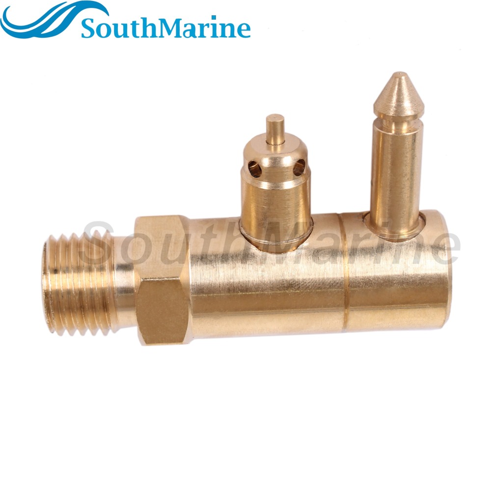 Boat Engine Fuel Line Connector Fitting 8897-6 Brass Quick-Connect Fitting 1/4Inch NPT Male Thread for Yamaha, Tank Side Male
