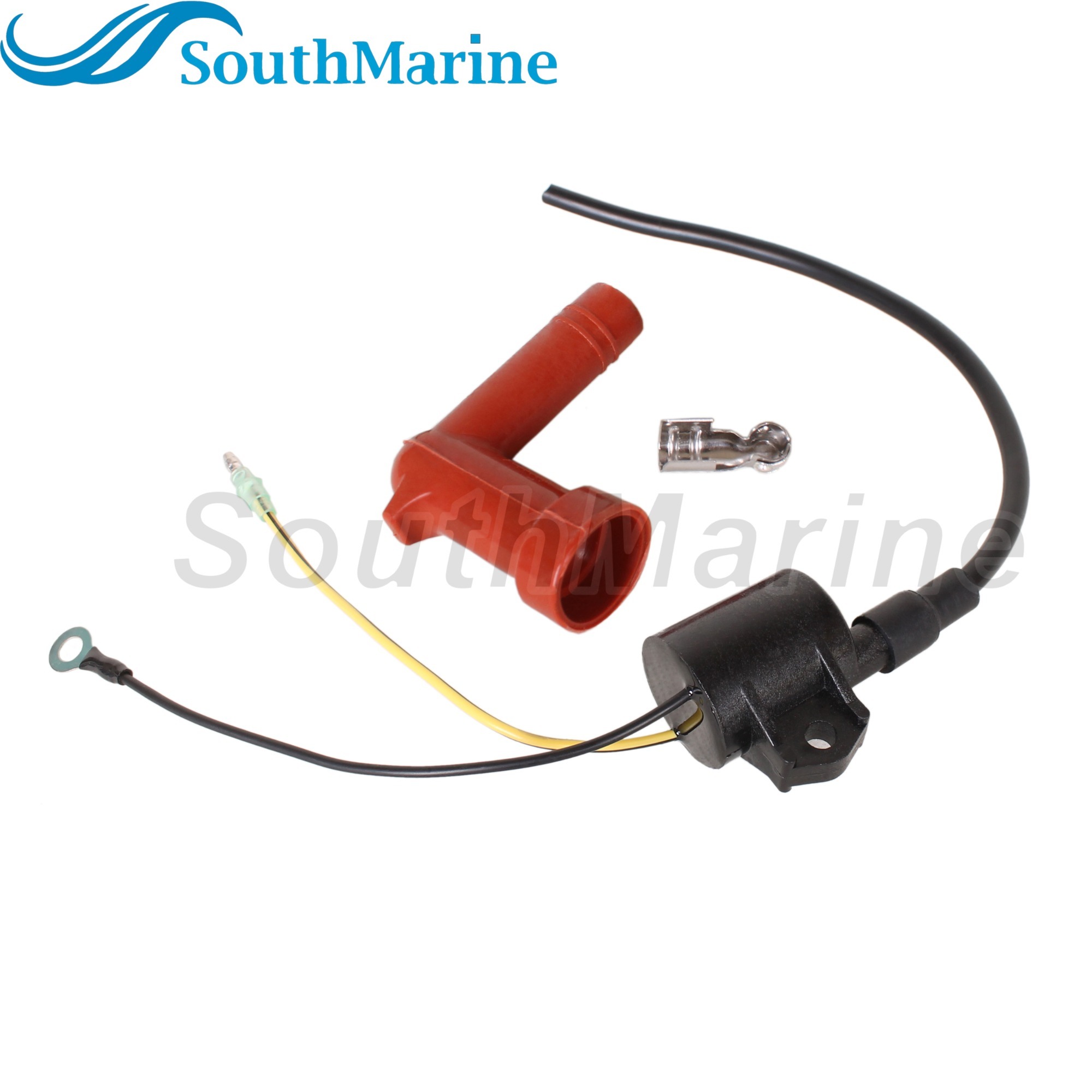 Boat Engine 3C7-06050-0 3C70605003M 3C8-06048-0 Ignition Coil for Tohatsu Nissan / 16064006 for Mercury 40HP 50HP 70HP 115HP