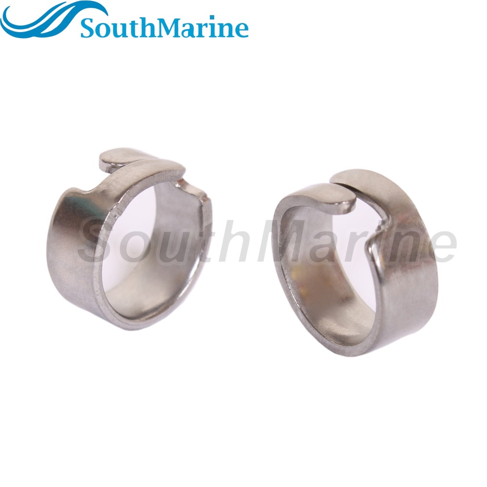 Boat Motor 650-24351-00 650-24351-01 650-24351-50 650-24351-51 Band Clamps for Yamaha Fuel Line Connector, 6mm/1/4inch, 2pcs