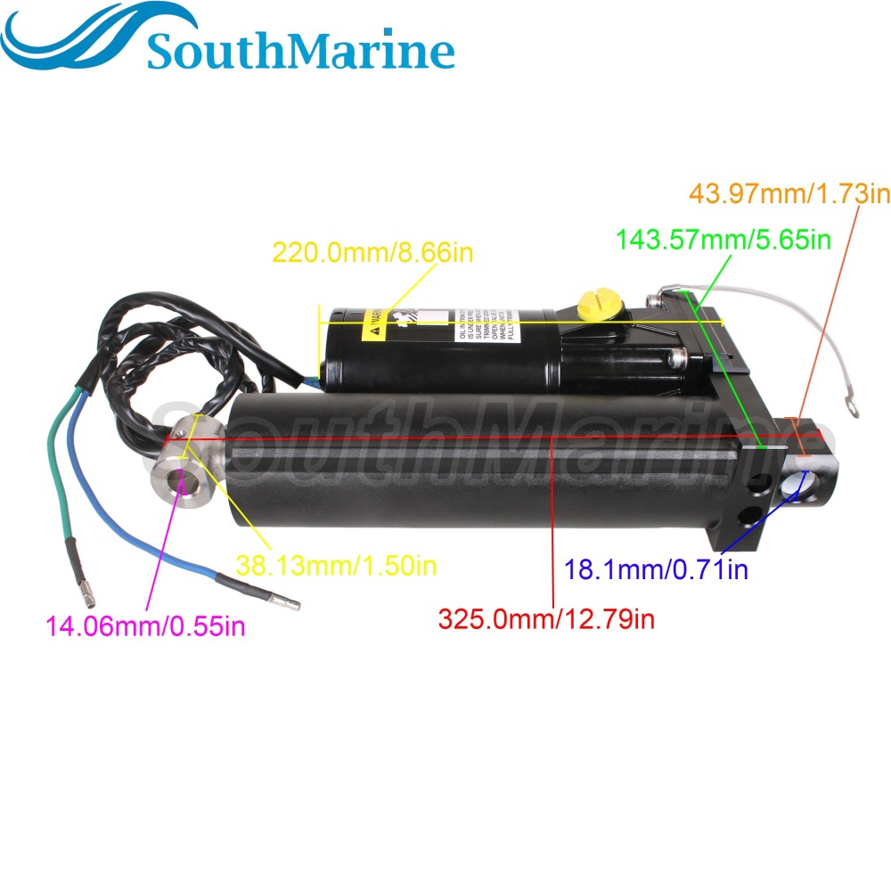 Boat Engine 855654T09 8M0055011 893517T01 18-6777 Power Trim Tilt Assy for Mercury / F60-06000000 for Parsun HDX 50HP 60HP