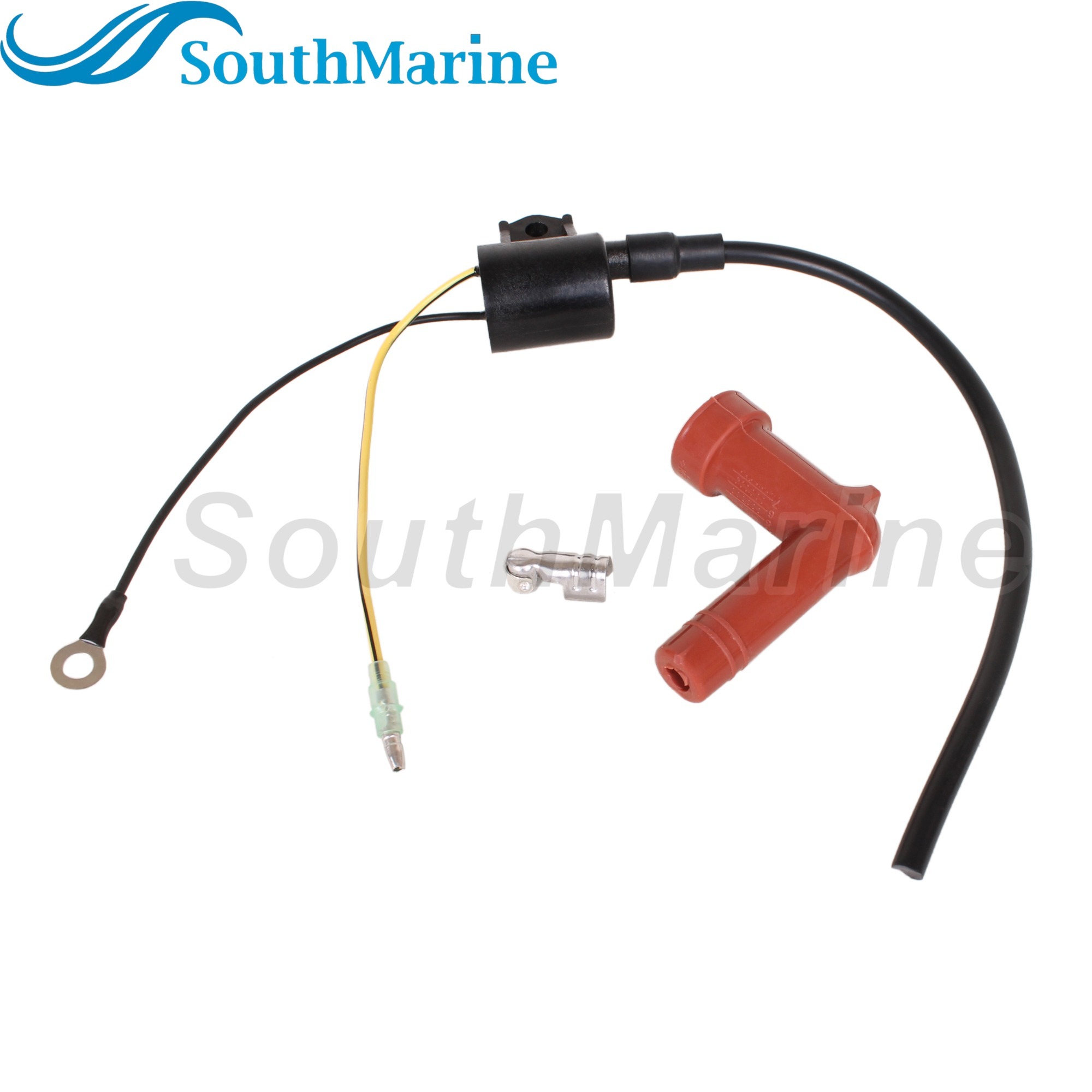 Boat Engine 3C7-06050-0 3C70605003M 3C8-06048-0 Ignition Coil for Tohatsu Nissan / 16064006 for Mercury 40HP 50HP 70HP 115HP