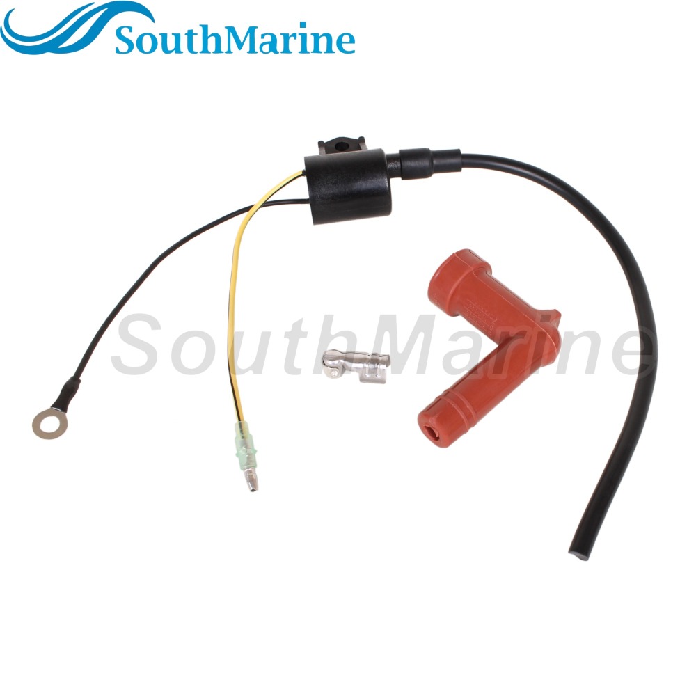 Boat Engine 3C7-06050-0 3C70605003M 3C8-06048-0 Ignition Coil for Tohatsu Nissan / 16064006 for Mercury 40HP 50HP 70HP 115HP