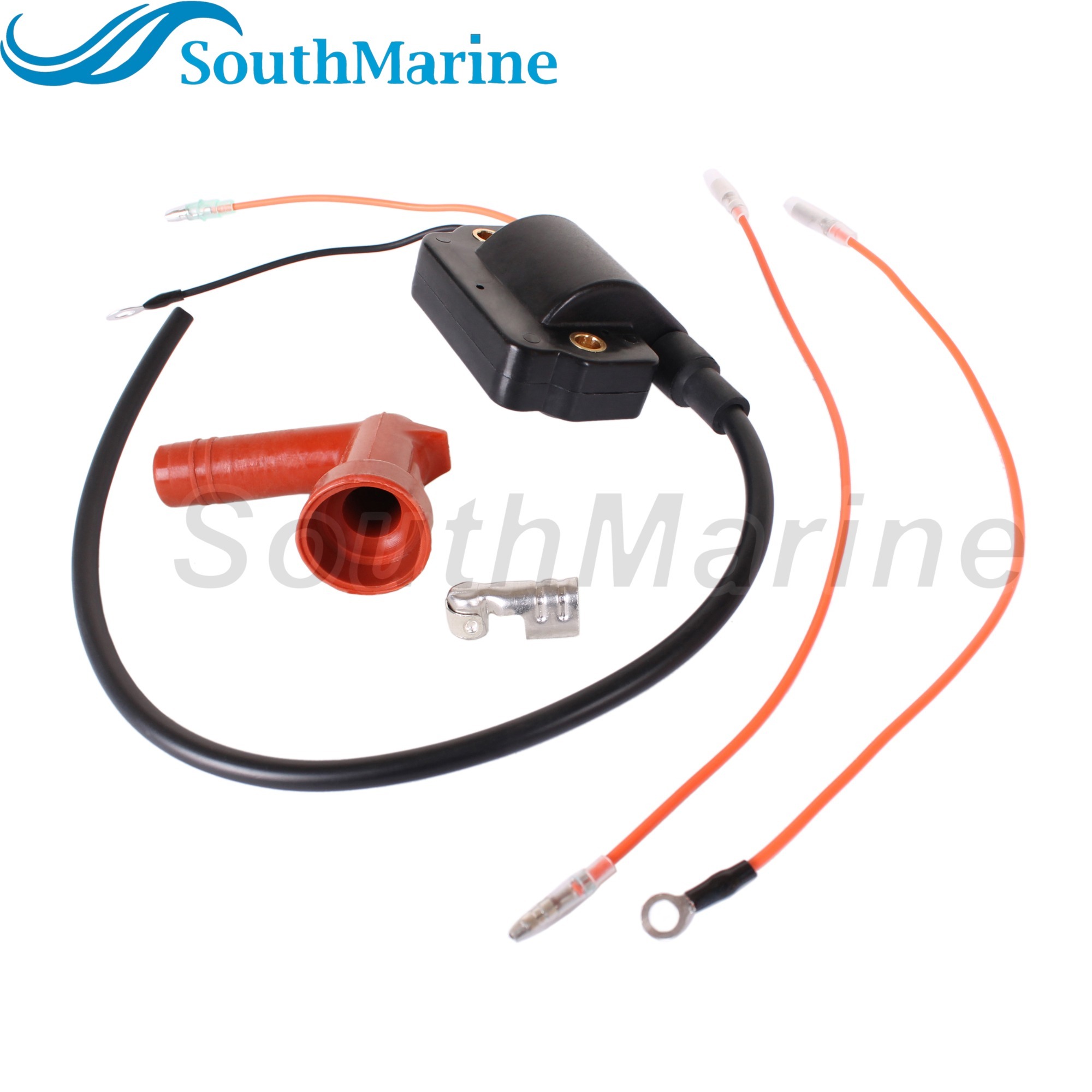 Outboard Engine 697-85570-10 697-85570-11 187-9711 Ignition Coil Assembly for Yamaha Boat Motor 55HP 90HP 2 Cyl 3 Cyl