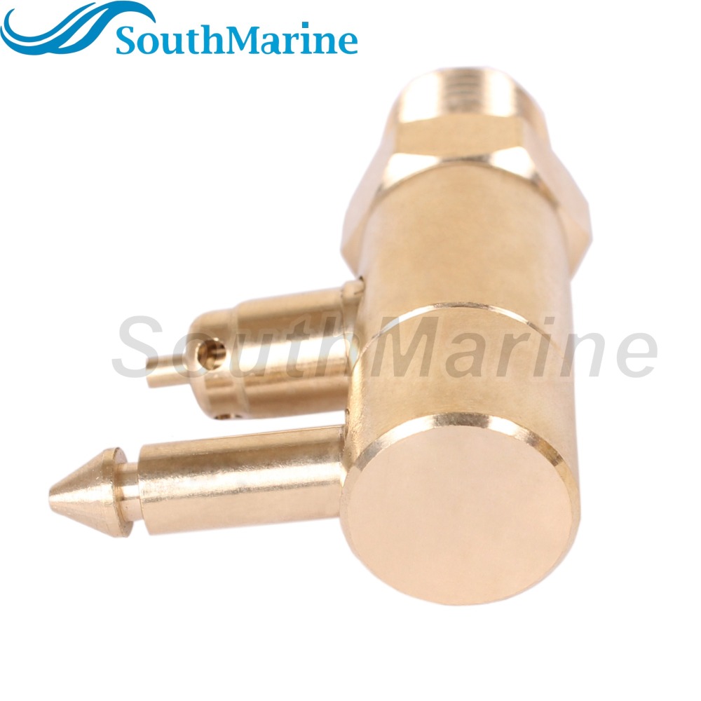 Boat Engine Fuel Line Connector Fitting 8897-6 Brass Quick-Connect Fitting 1/4Inch NPT Male Thread for Yamaha, Tank Side Male
