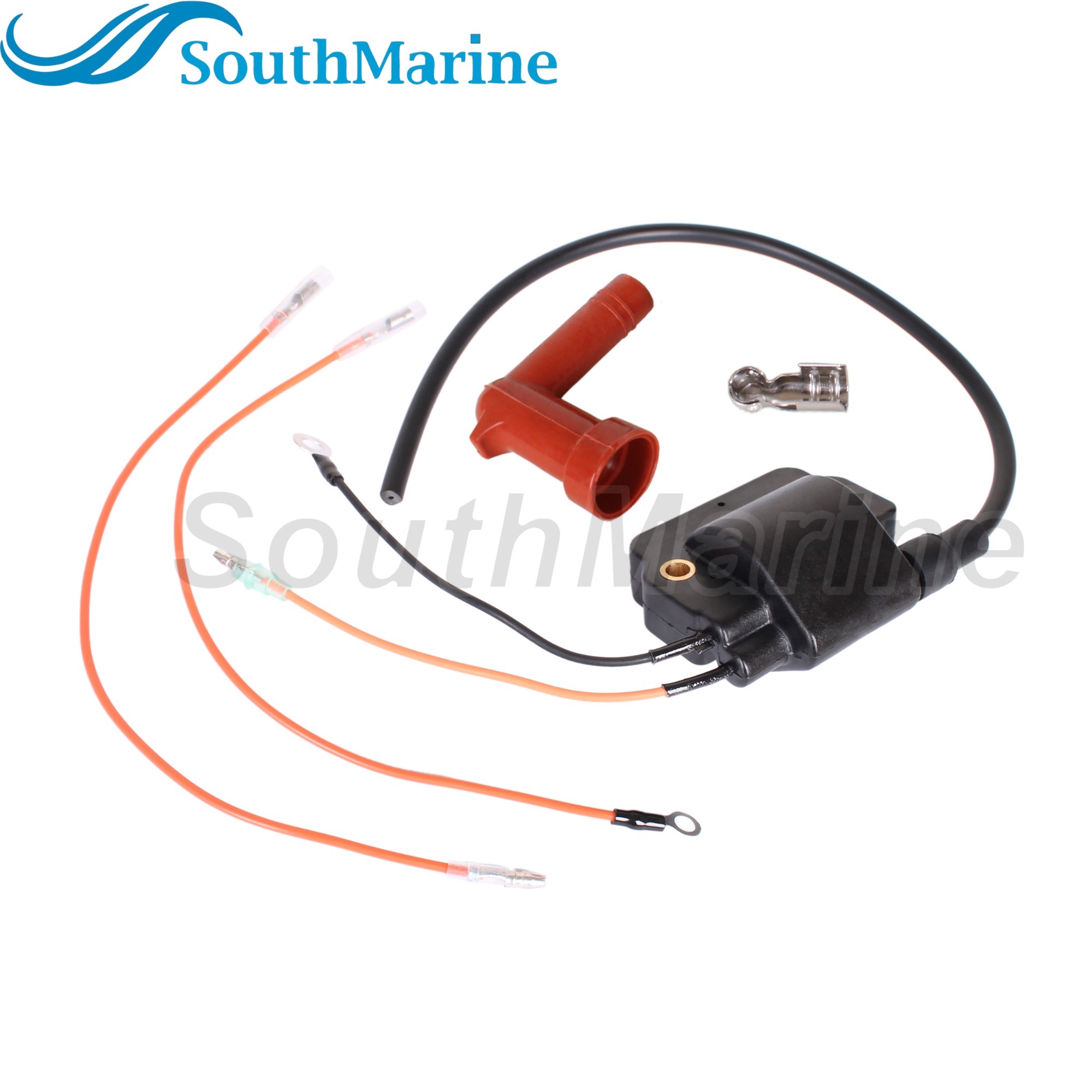 Outboard Engine 697-85570-10 697-85570-11 187-9711 Ignition Coil Assembly for Yamaha Boat Motor 55HP 90HP 2 Cyl 3 Cyl