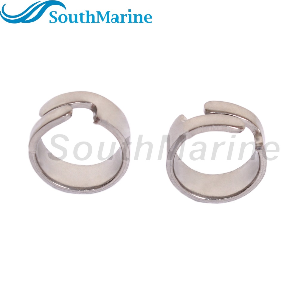 Boat Motor 650-24351-00 650-24351-01 650-24351-50 650-24351-51 Band Clamps for Yamaha Fuel Line Connector, 6mm/1/4inch, 2pcs