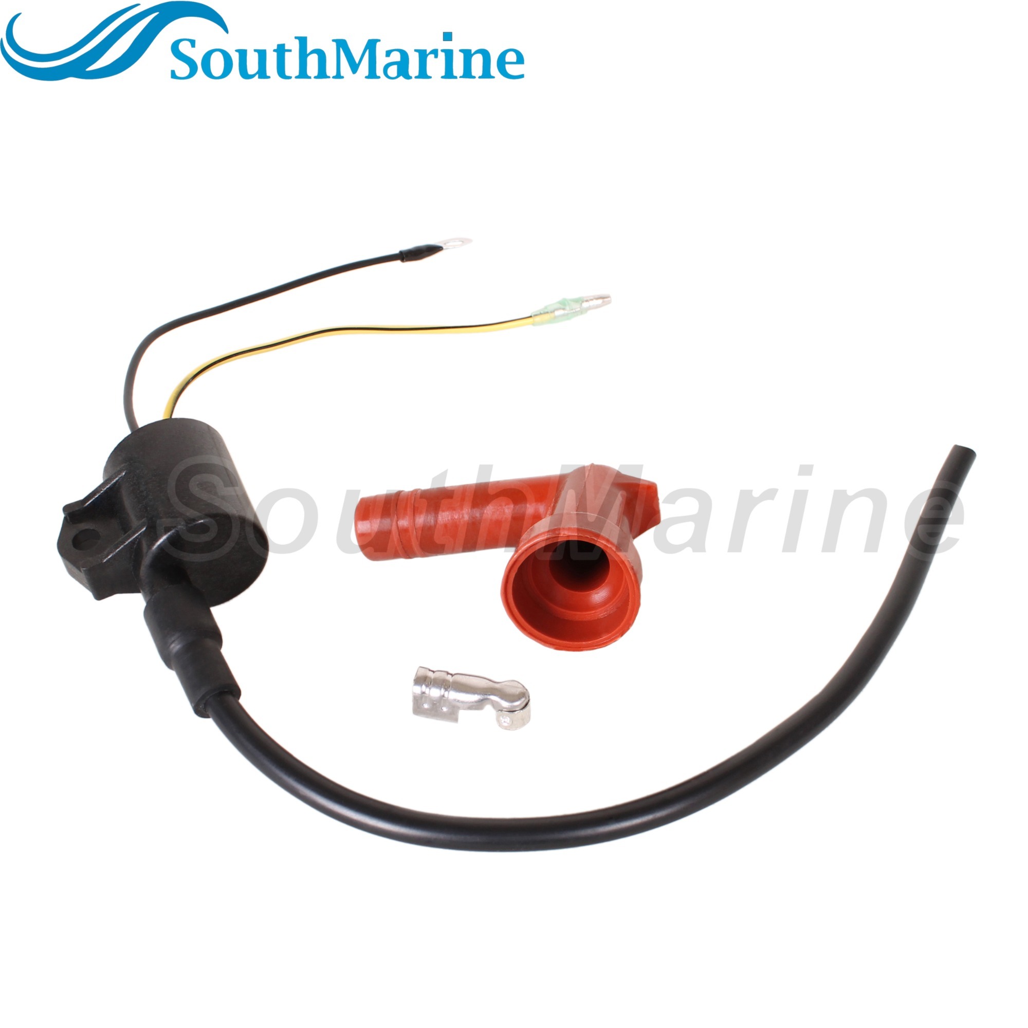 Boat Engine 3C7-06050-0 3C70605003M 3C8-06048-0 Ignition Coil for Tohatsu Nissan / 16064006 for Mercury 40HP 50HP 70HP 115HP