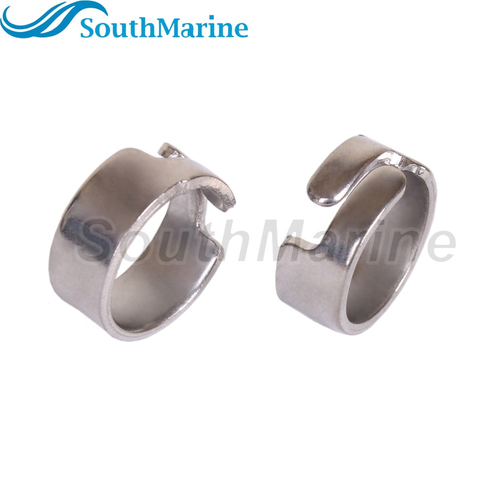 Boat Motor 650-24351-00 650-24351-01 650-24351-50 650-24351-51 Band Clamps for Yamaha Fuel Line Connector, 6mm/1/4inch, 2pcs