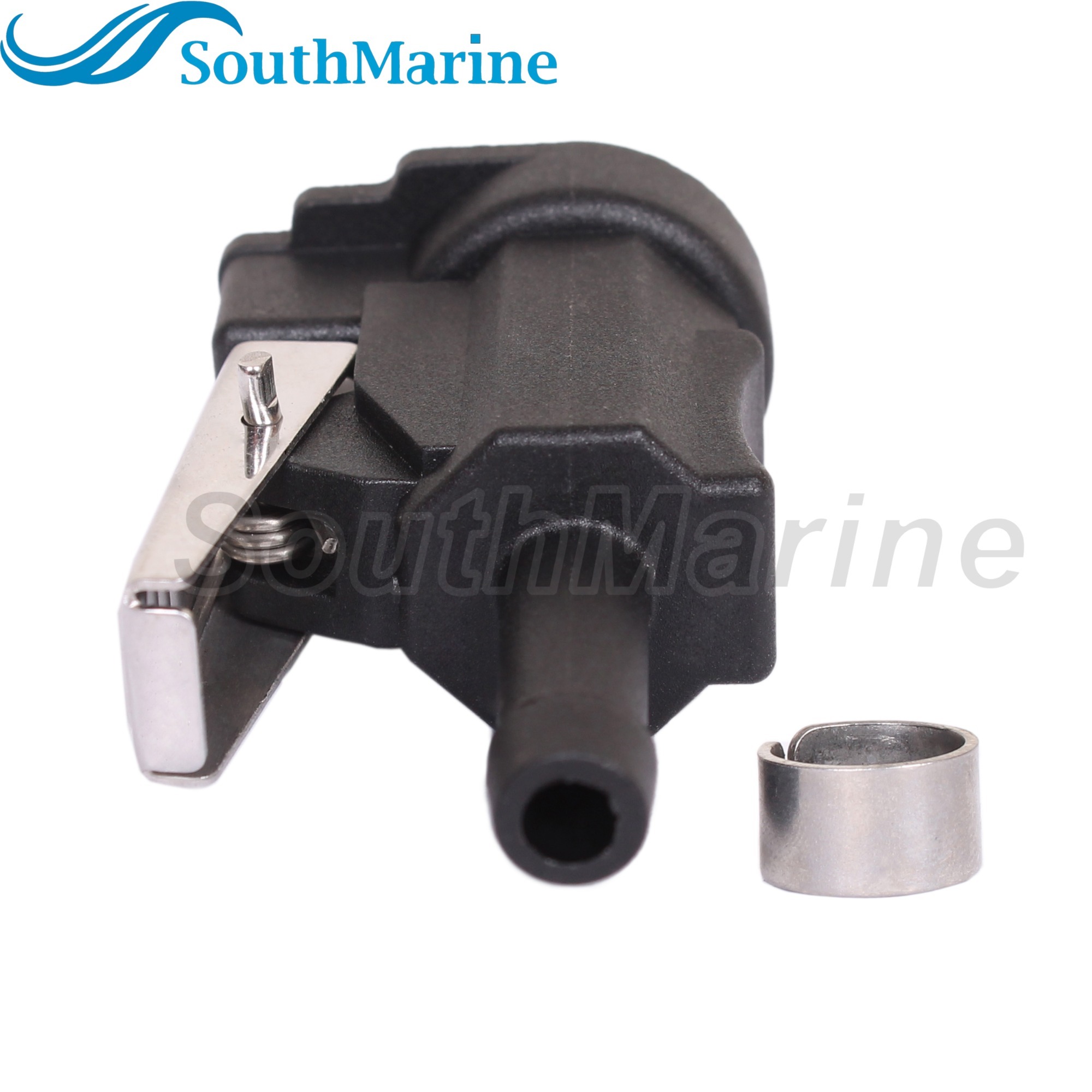 Boat Engine 22-14213M 14213Q 14213K 18-8075 Fuel Line Connector 1/4"/6mm Clip Style for Mercury Quicksilver Mariner 9.9HP-55HP