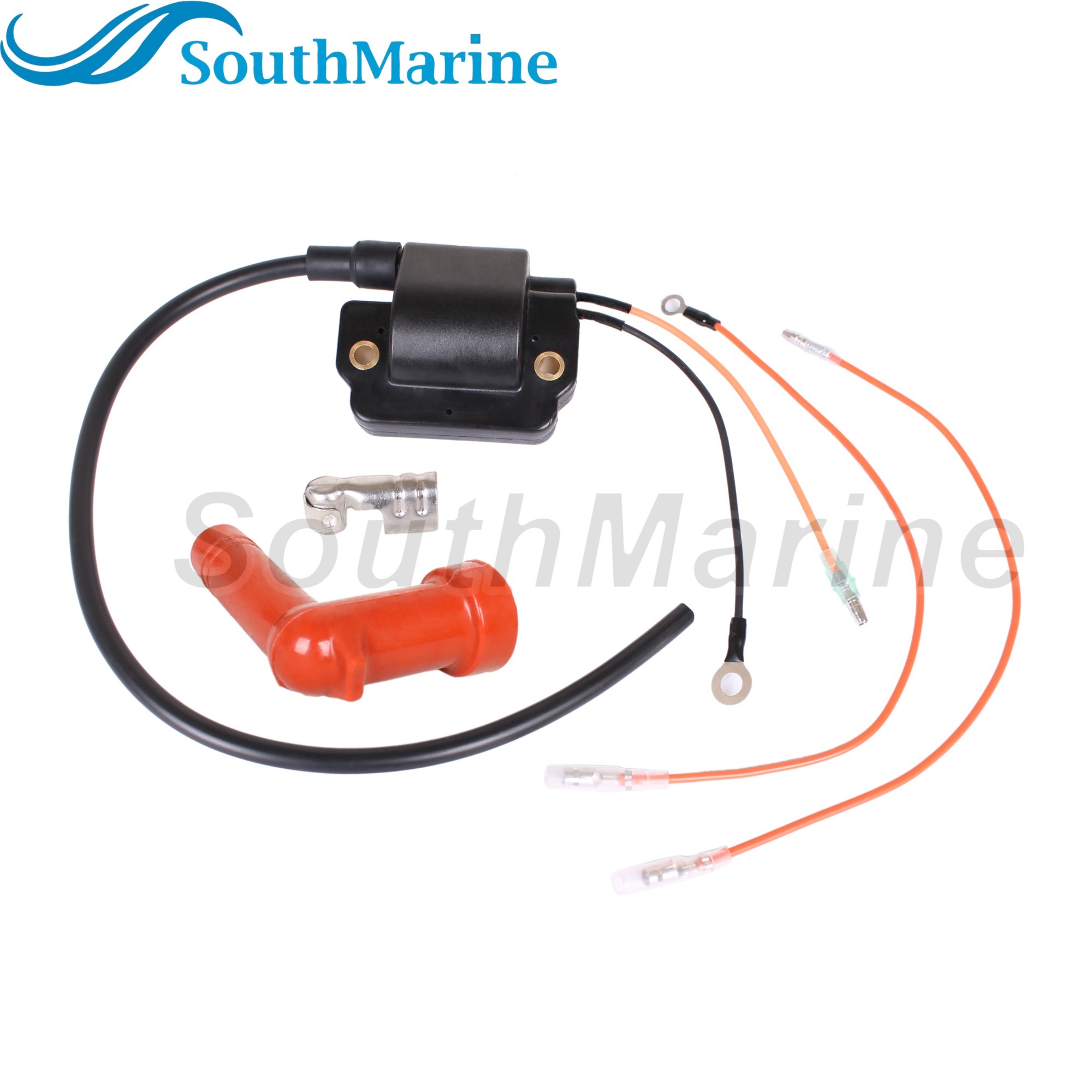 Outboard Engine 697-85570-10 697-85570-11 187-9711 Ignition Coil Assembly for Yamaha Boat Motor 55HP 90HP 2 Cyl 3 Cyl