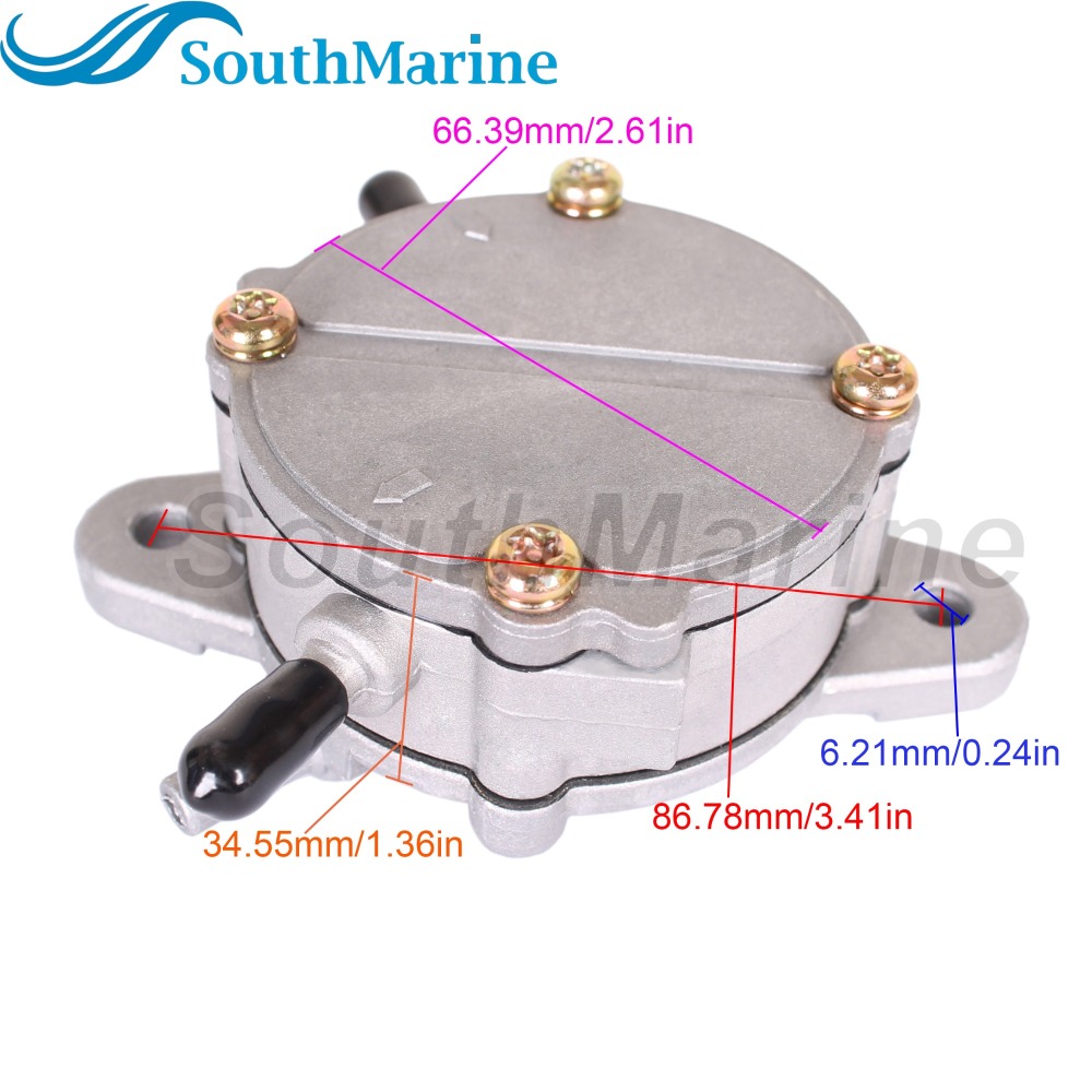 Outlet Vacuum Fuel Pump for GY6 50cc 80cc 110cc 125cc 150cc ATV Go Kart Scooter Moped 16700-KHE7-220 for GrandVista Xciting