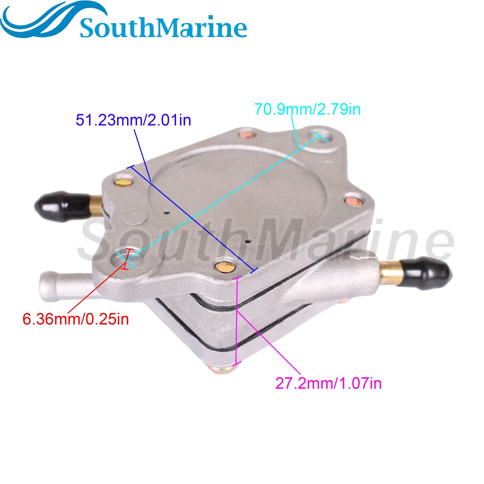 Fuel Pump 25294-G1 S-5146 25294G1 S5146 5146 for EZGO Gas Club Car Golf Cart 2-Cycle 1990 1/2 thru - 1991 1992 1993