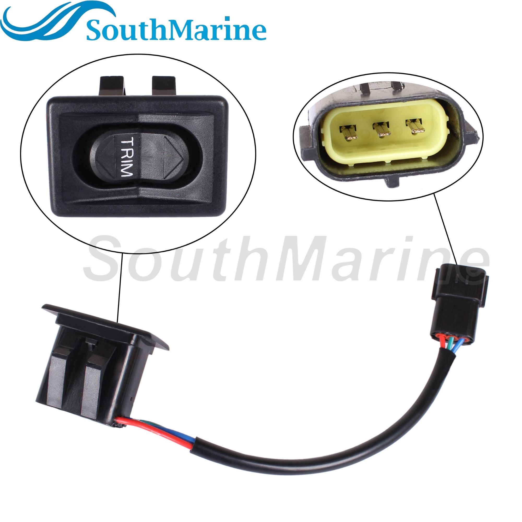 Boat Engine 87-8M0042300 87-8569901 87-896620001 Bottom Rear Cowl Trim Tilt Switch for Mercury Quicksilver Mariner 25HP-400HP