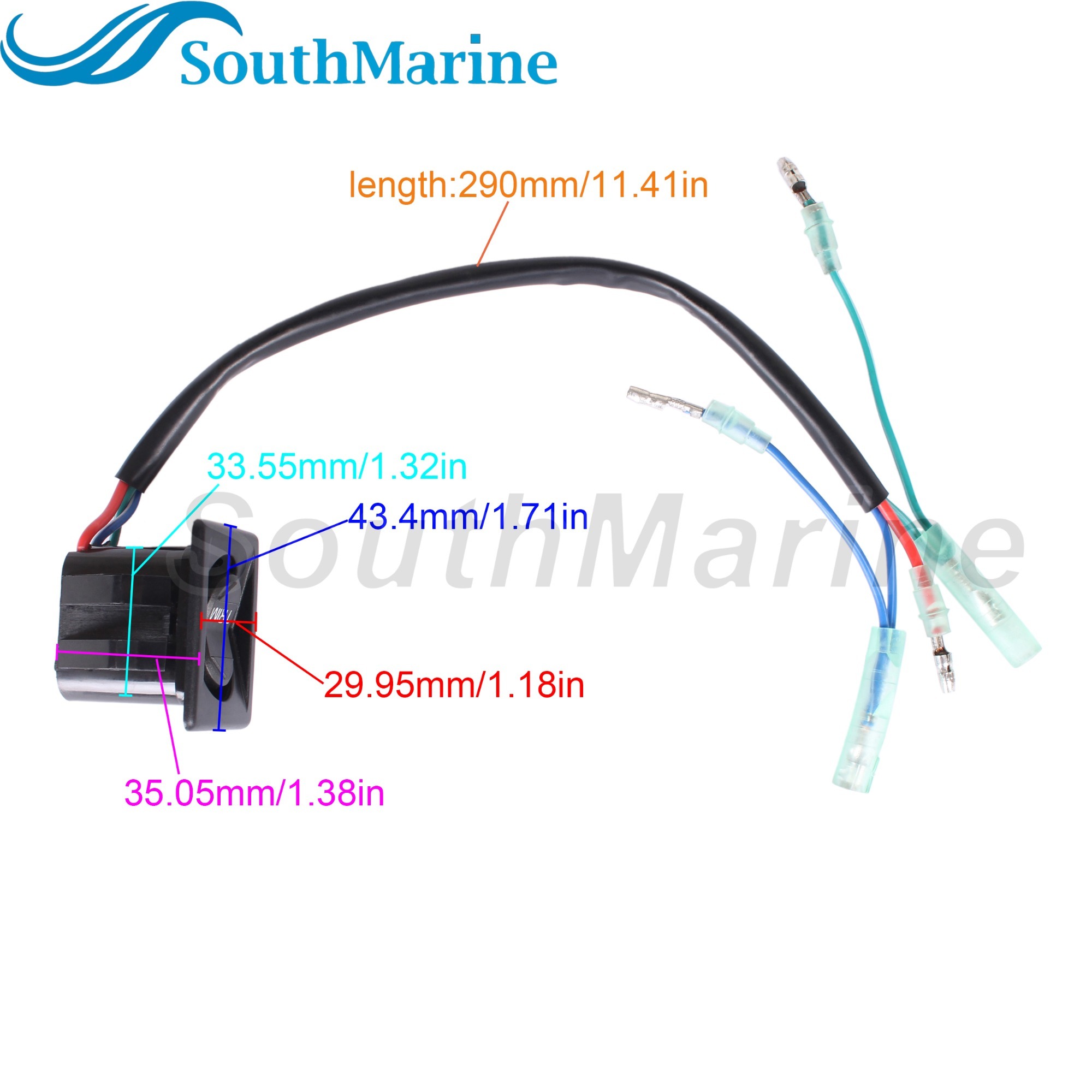 Boat Engine 87-8M0042301 856990 896620 18286A4 18286A40 850691 18286A25 Trim Tilt Switch for Mercury Force Mariner 30-300HP