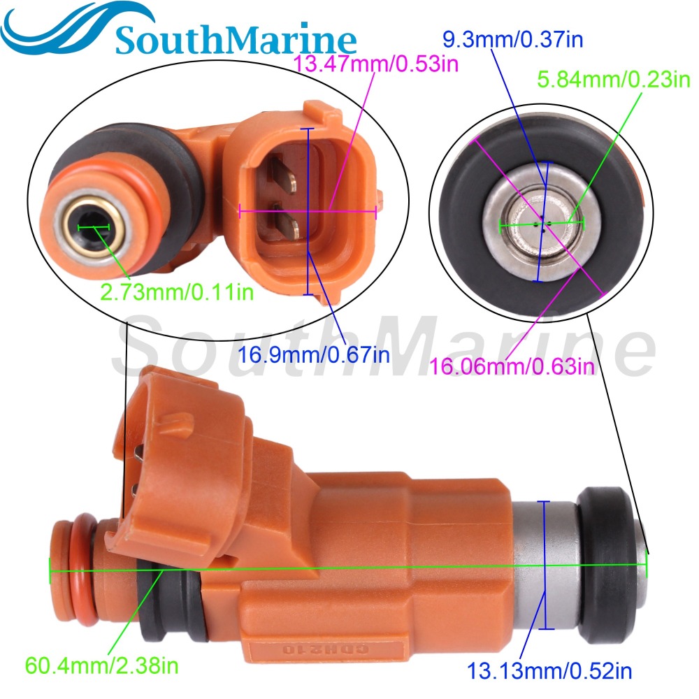 Boat Motor 68V-8A360-00 68V-13761-00 CDH210 15710-65D00 842-12223 91174472 Fuel Injection for Yamaha 115HP / for Chevrolet 2.0L