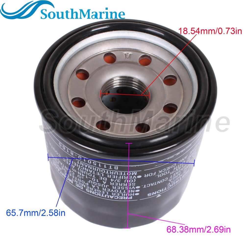15400-ZZ3-003/PFB-014 Oil Filter for Honda GCV530 ES6500 H4518H/ 35-822626Q1 8M0154778 8M0162832 18-7913 for Mercury 8HP-30HP
