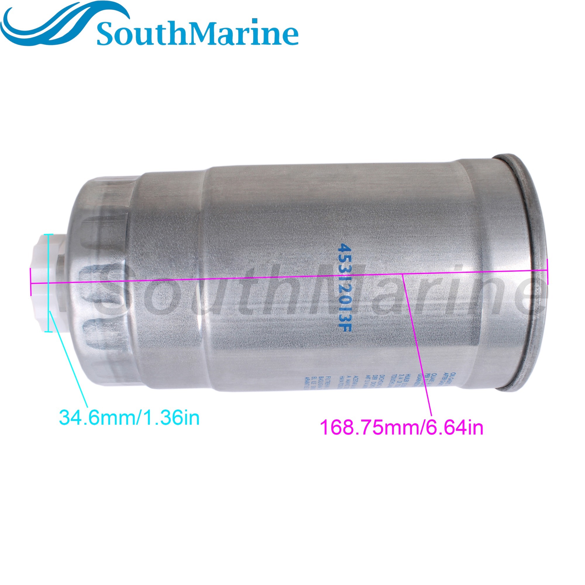 Boat Motor 35-879172104 45312013F 52129238AA Fuel Filter for Mercury Mercruiser Quicksilver Mariner 2.0L 2.8L 4.2L Diesel