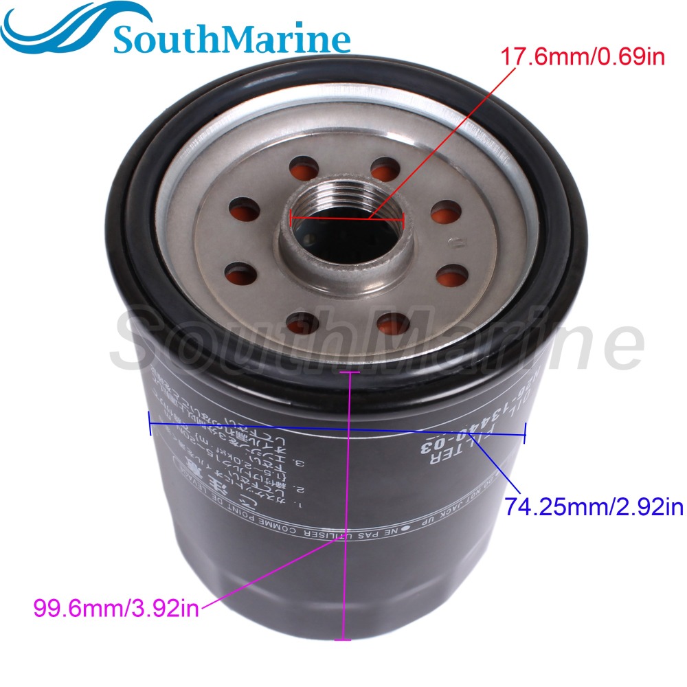 Boat Motor N26-13440-03/02/00 18-7954 Element Cleaner / Oil Filter for Yamaha V8 F300 F350 F225C-F300C VF200 VF225 VF250 4.2L