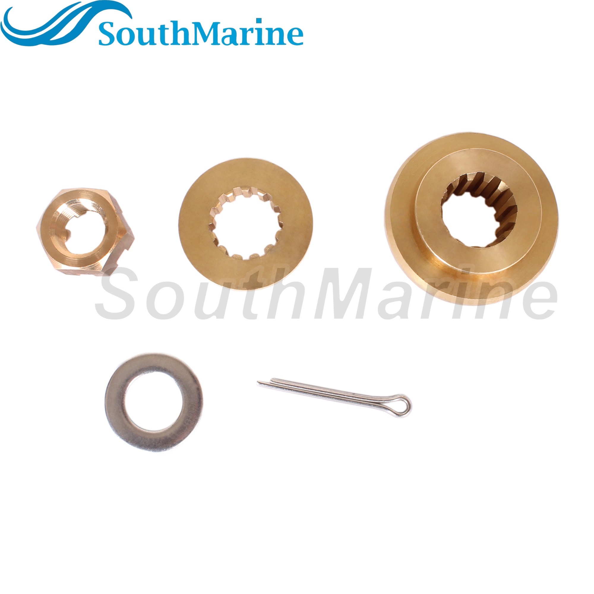 Boat Engine 3T5-87326-0 3TW873260 Propeller hardware kit for Tohatsu Nissan 40HP 50HP, 3C8642310 Thrust Holder 348642320 Stopper