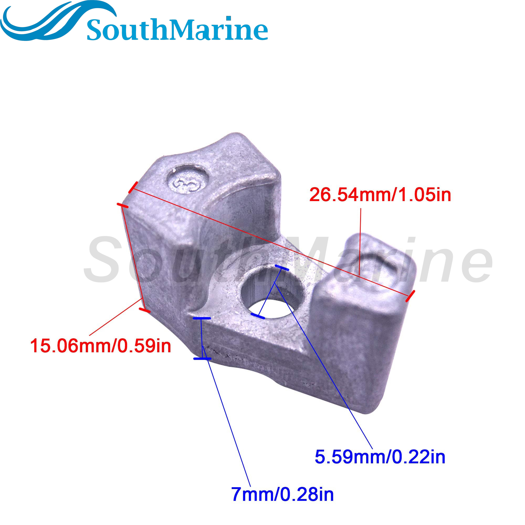Boat Motor 682-11325-00 Anode for Yamaha Outboard Engine 9.9HP 15HP