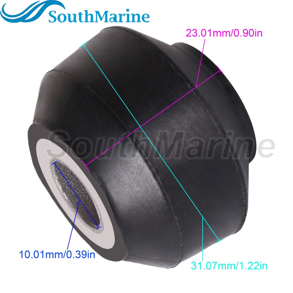 Boat Motor 350-61301-0 350613010M 350-61301-1 350613011M Rubber Mount Damper Upper Side for Tohatsu Nissan 9.9HP 15HP 18HP