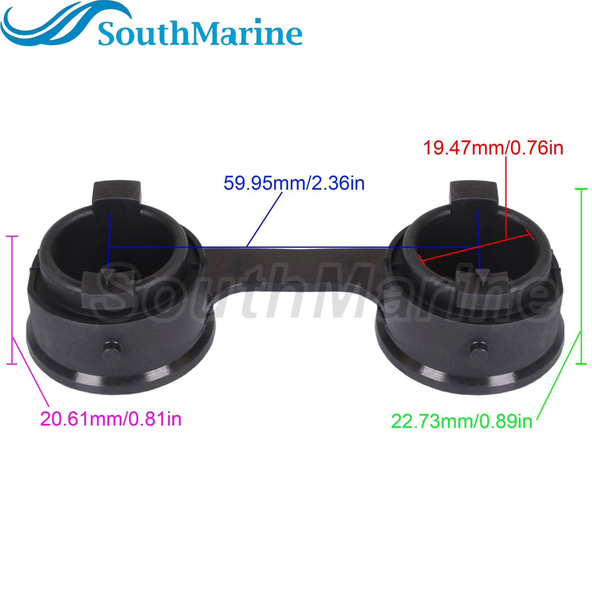 Boat Motor 682-44521-01 682-44521-02 TE15-02000006 Rubber Mounting Absorber Seal for Yamaha Parsun 9.9HP 15HP