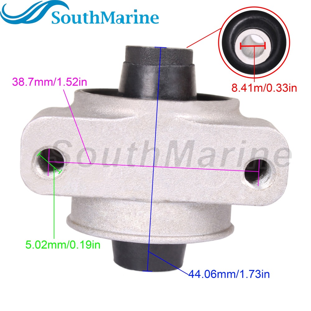 Boat Motor 682-44514-01-94/01-CA/00-94 TE15-02000100 Rubber Mount Damper Upper Side / Absorber for Yamaha Parsun HDX 9.9HP 15HP