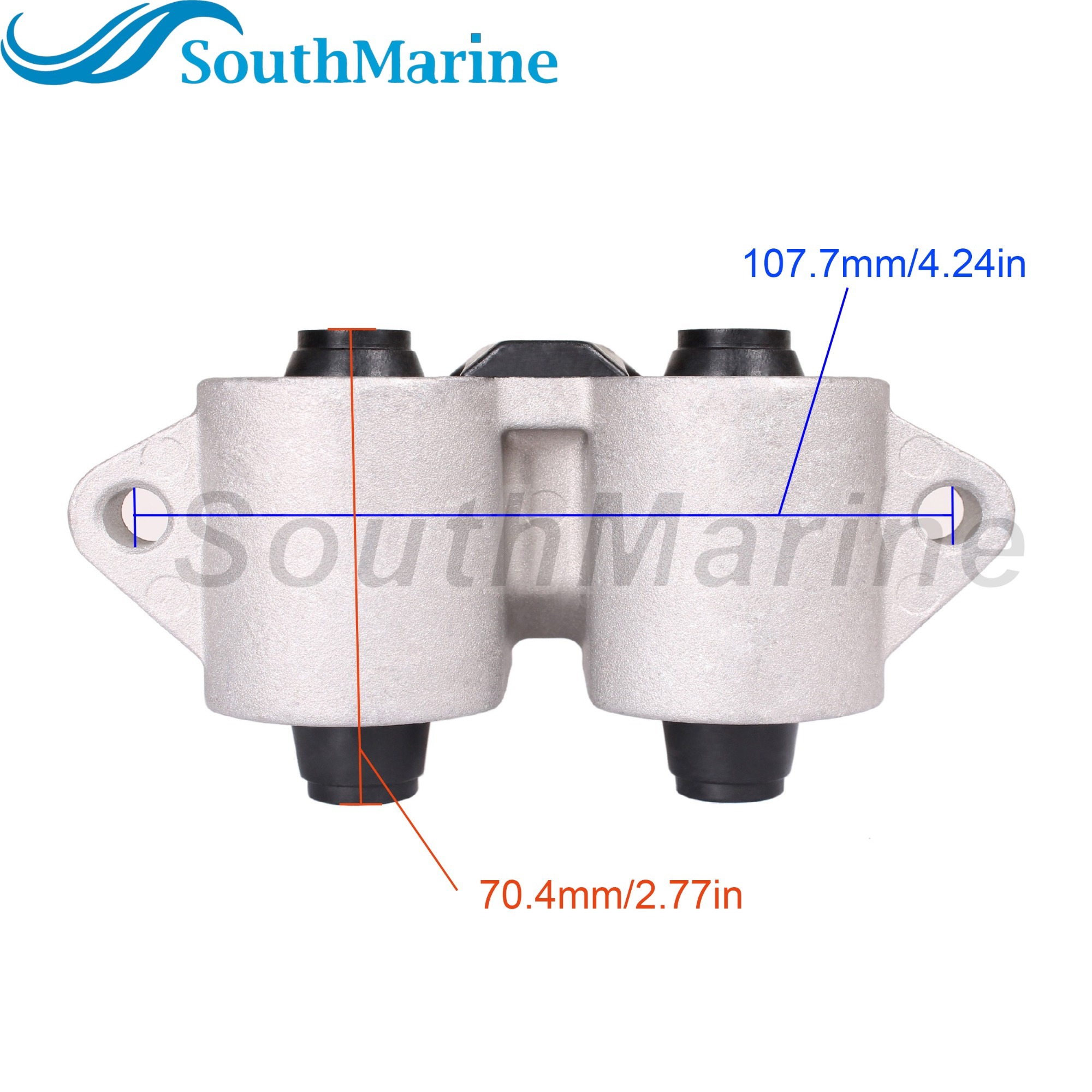 Boat Motor 6AH-44514-00-00/4D/94 F20-02020200 Rubber Mount Damper Upper Side for Yamaha Parsun HDX 15HP 20HP Shock Absorber