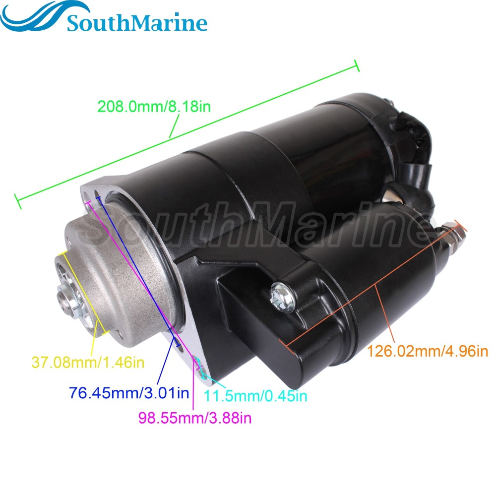 Boat Motor 31200-ZY3-003 31200-ZY3A-0034 MHG015 410-48150 MOT6002 Starter Motor for Honda 175HP-250HP, M1T68581 for Mitsubishi