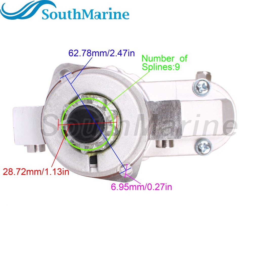 Boat Motor 6BG-81800-00 Starter Motor for Yamaha F25LA F40LA F25 T25 F40 25HP 30HP 40HP / M000TA5071 M0TA5071 for Mitsubishi