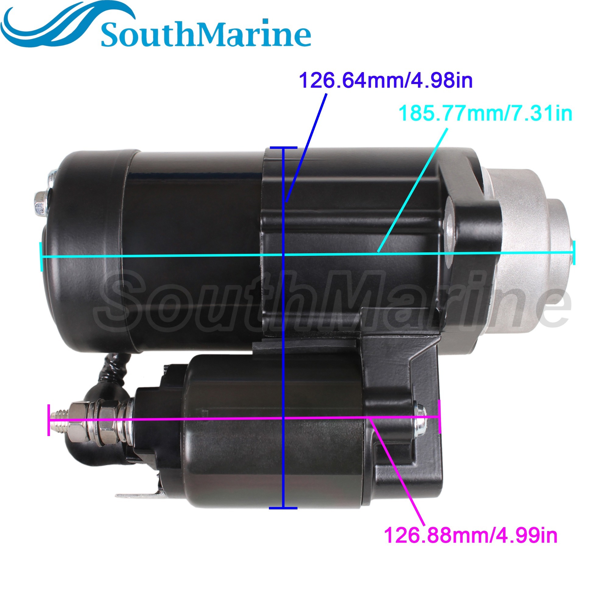 Boat Motor 31200-ZY9-003 31200-ZY9A-0031 31200-ZY9-H01 Starter Motor for Honda 75HP 90HP / HZY9-31200-H01 for Tohatsu Nissan
