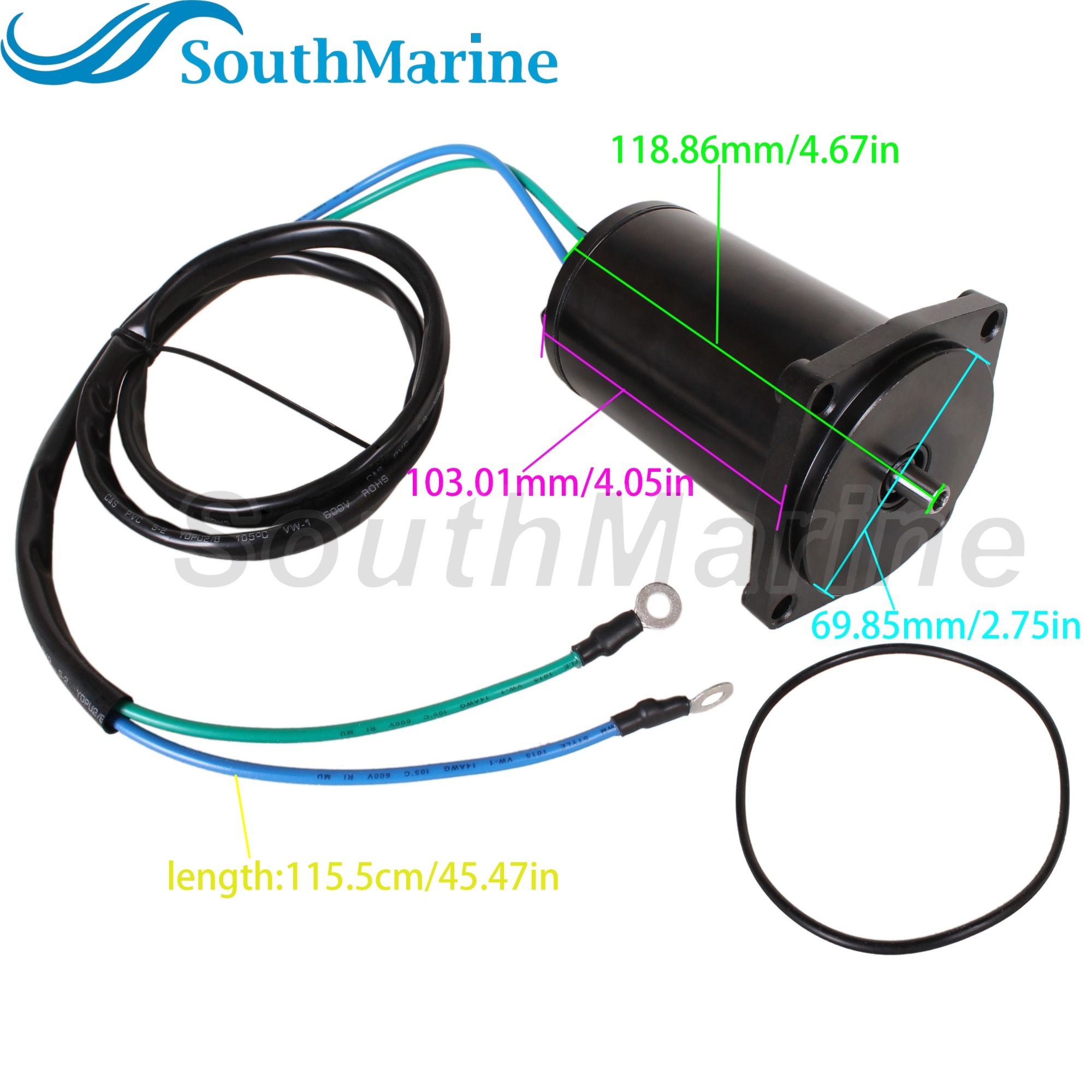 Boat Motor 38100-87J00-0EP 38100-97E00-0ED Trim Tilt Motor for Suzuki DT40C DF40 DF50 , 5031482 for Evinrude Johnson OMC E40 E50