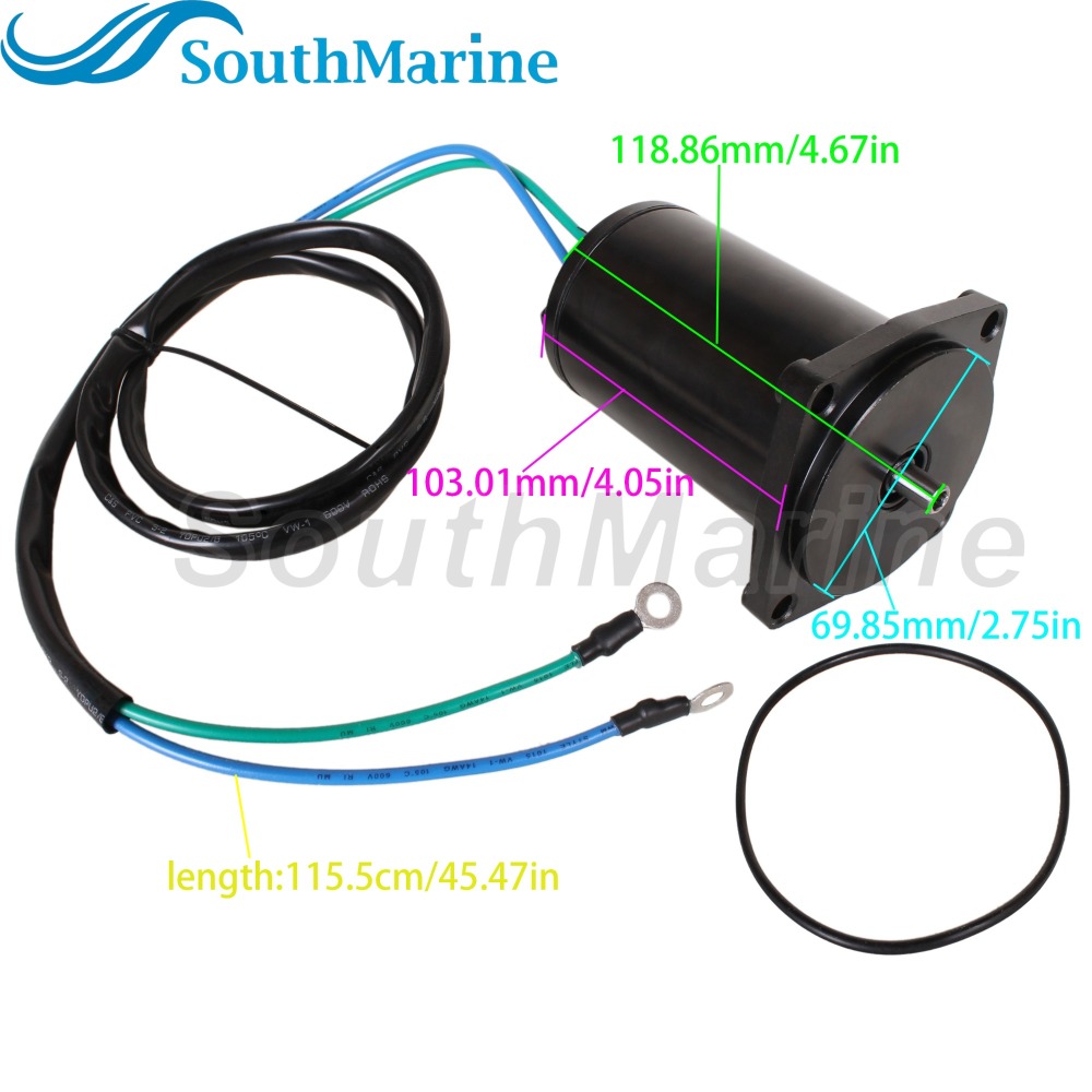 Boat Motor 38100-87J00-0EP 38100-97E00-0ED Trim Tilt Motor for Suzuki DT40C DF40 DF50 , 5031482 for Evinrude Johnson OMC E40 E50