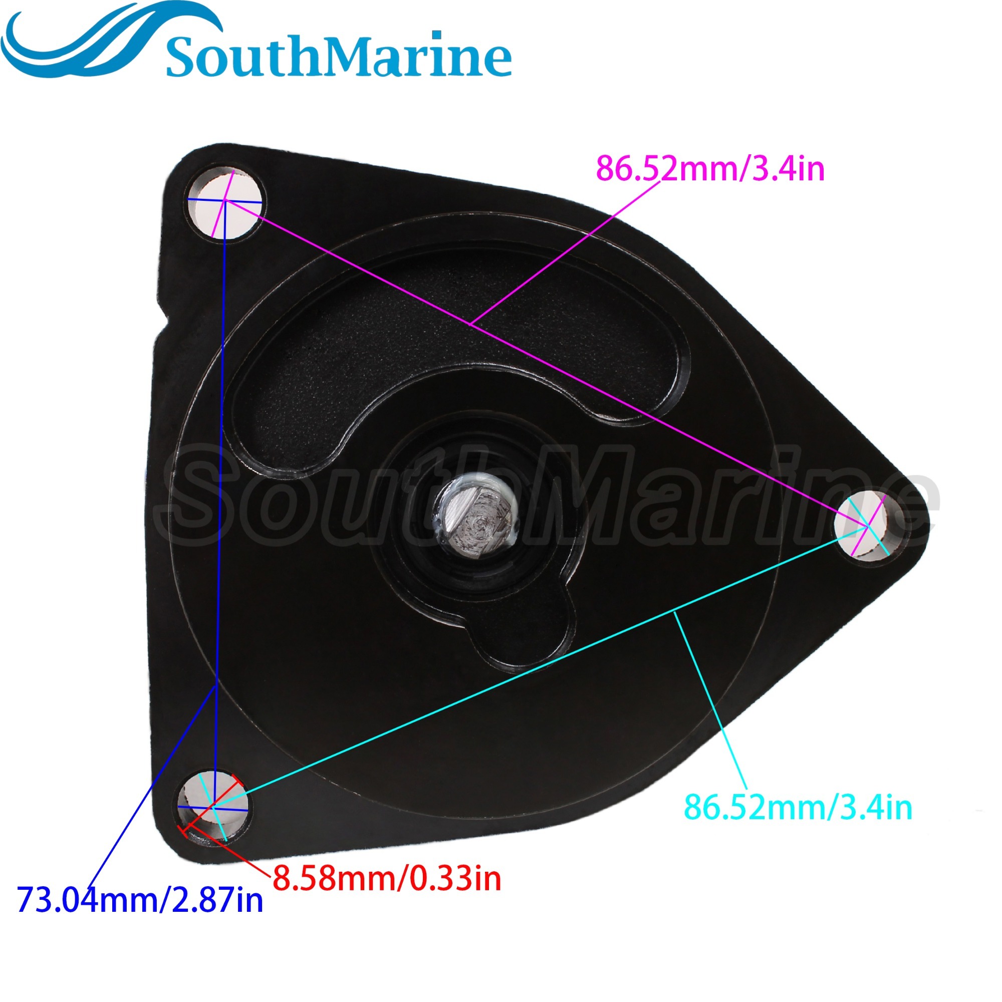 Boat Motor 69J-43880-00 01 60V-43880-00 TRM0082 Tilt Trim Motor for Yamaha 200HP-300HP, 888645T1 888645T02 for Mercury Mariner