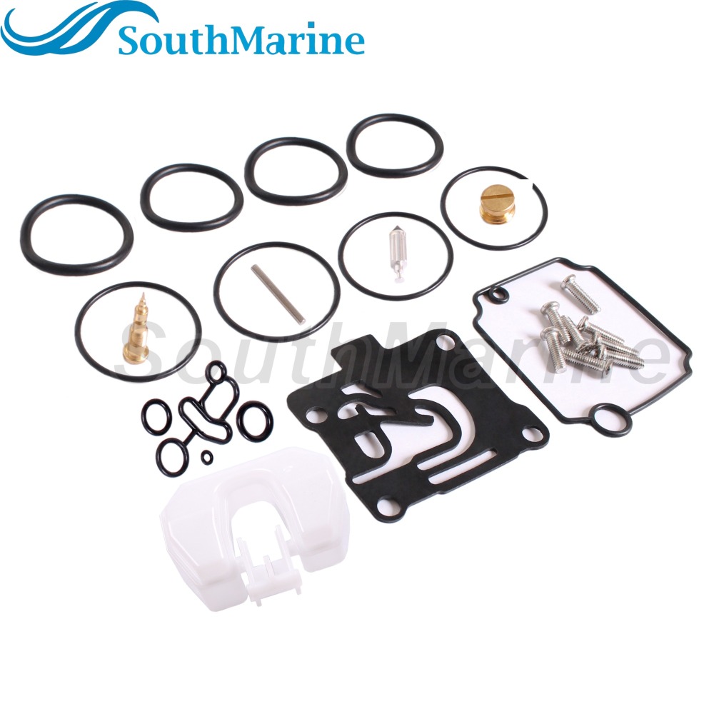 Boat Engine 62Y-W0093-10 62Y-W0093-11 Carburetor Rebuild Repair Kit w/Joint 62Y-13586-30 for Yamaha 50HP T50 F50