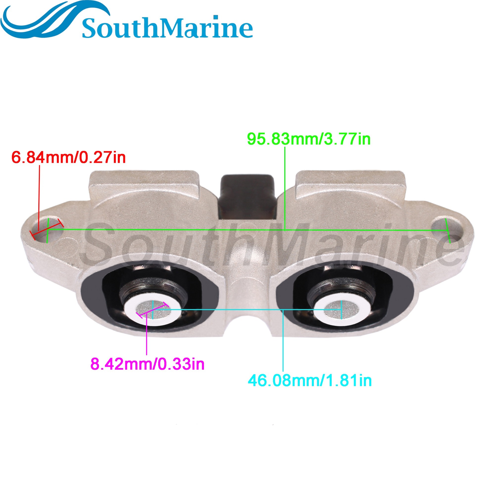 Boat Motor 68T-44517-00-00 94 68T-44517-10-00 68T-44517-10-94 Rubber Mount Damper Upper Side for Yamaha 8HP 9.9HP F8 F9.9