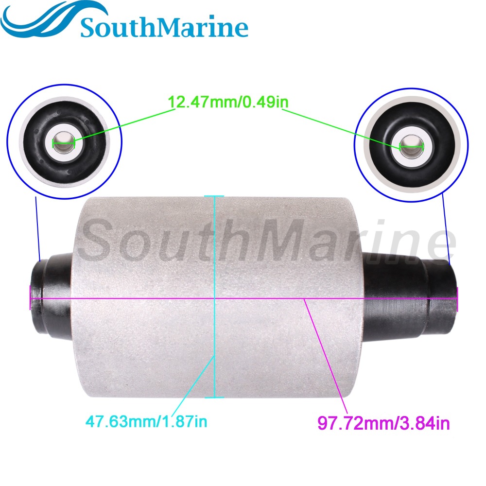 Boat Motor 69W-44555-00-00 94 4D F60-00000100 Rubber Mount Damper Lower Side for Yamaha Parsun HDX Makara 50HP 60HP 70HP