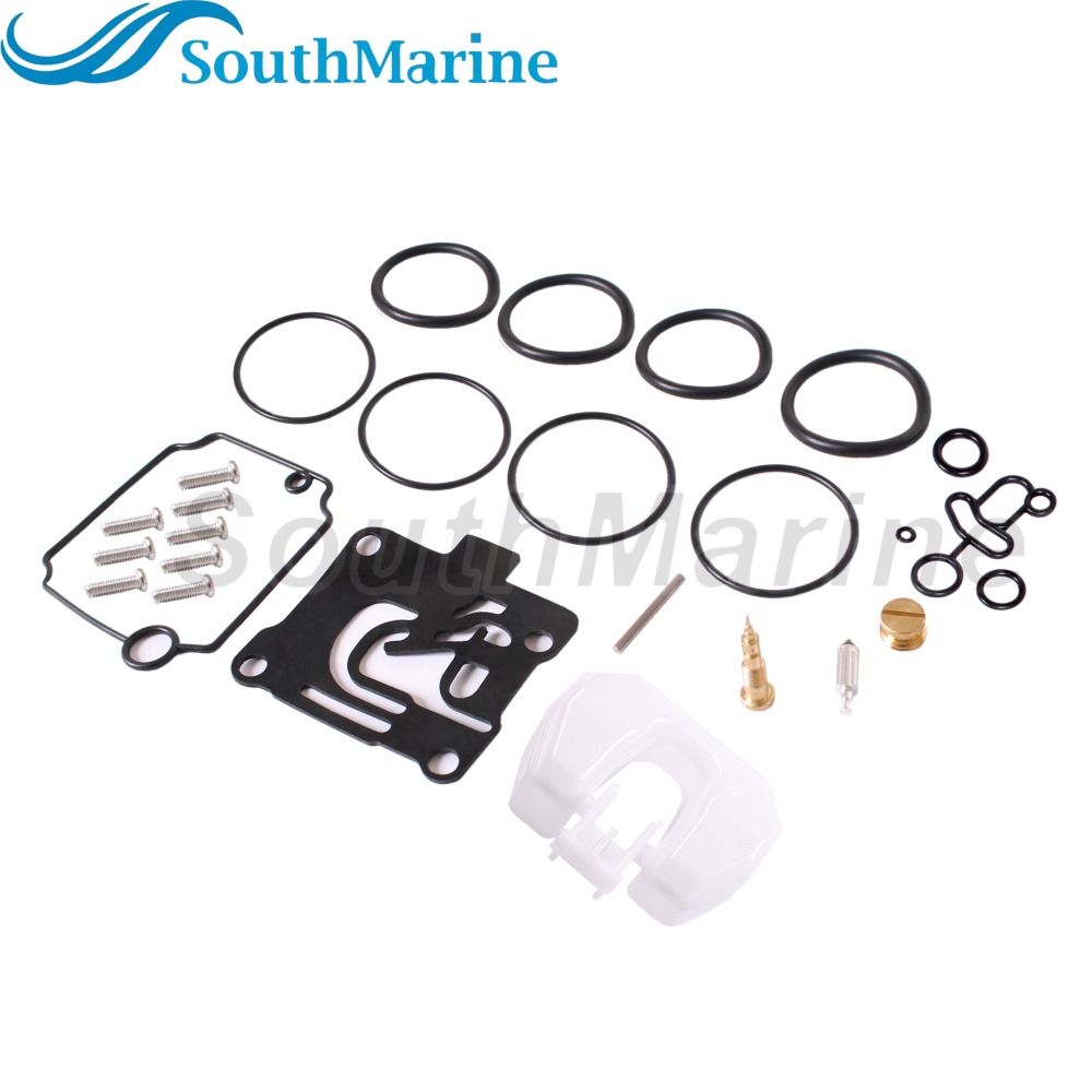 Boat Engine 62Y-W0093-10 62Y-W0093-11 Carburetor Rebuild Repair Kit w/Joint 62Y-13586-30 for Yamaha 50HP T50 F50
